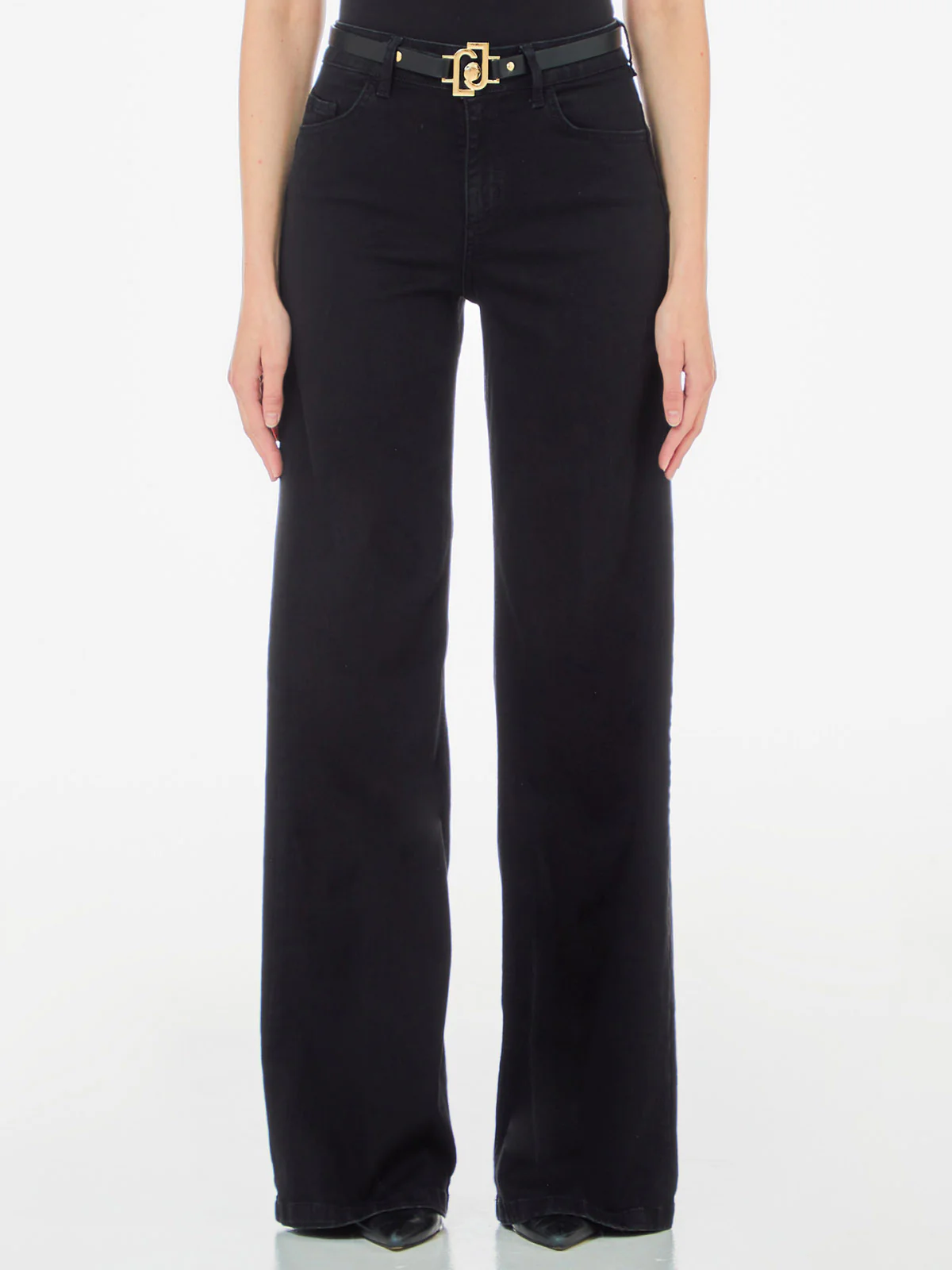 LIU JO BLUE DENIM Jeans Donna  UF4201DS018 88000 Nero - Image 4