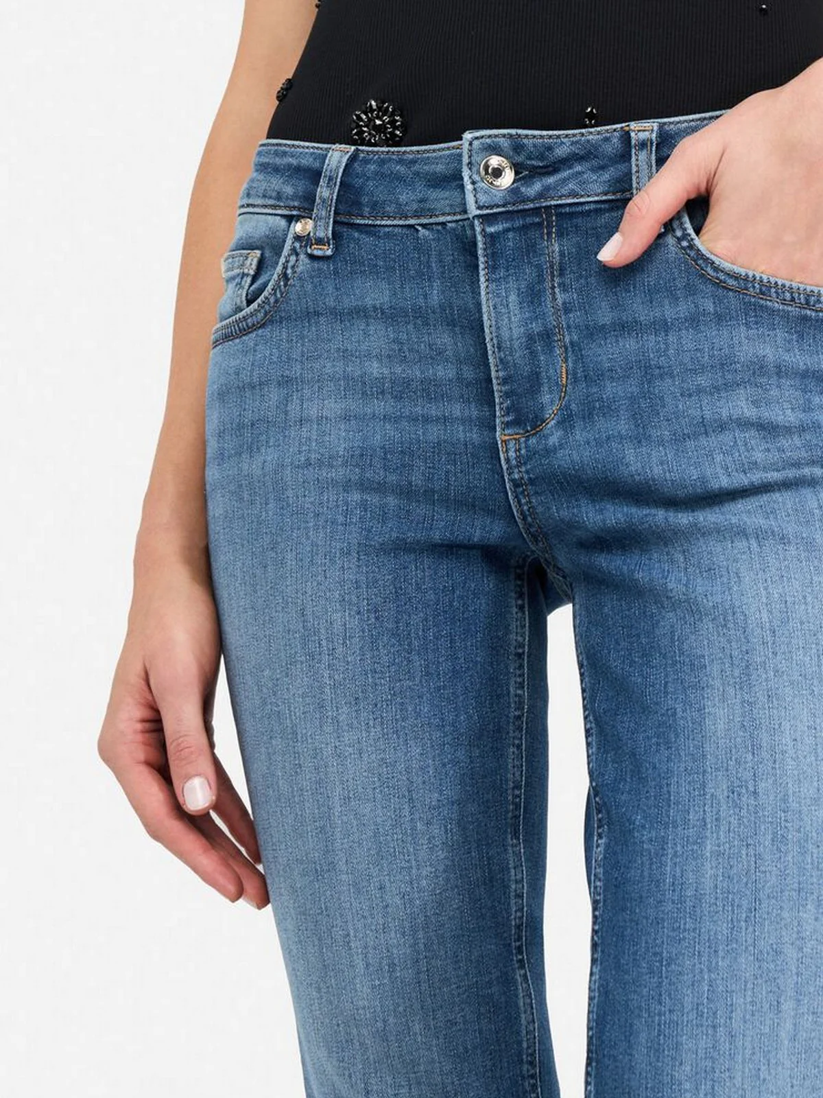 LIU JO BLUE DENIM Jeans Donna  UF5006D0236 78858 Den.Blue lt.saving w - Image 4