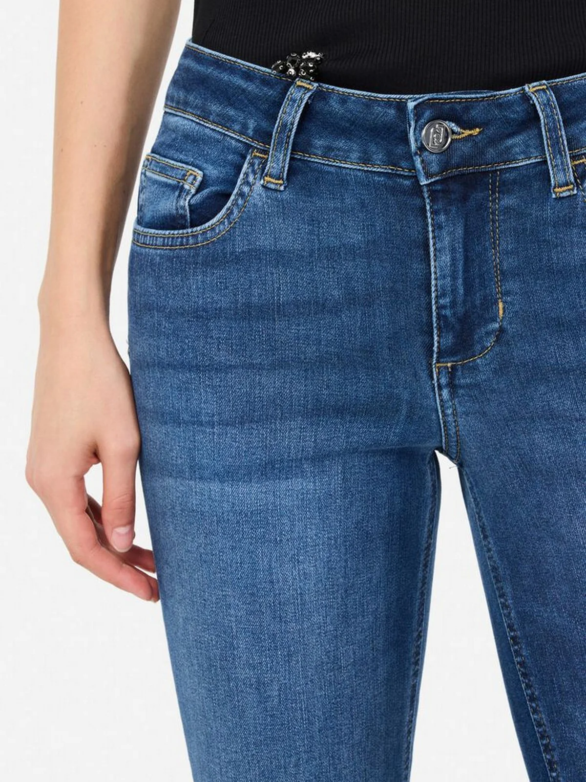 LIU JO BLUE DENIM Jeans Donna  UF5006D4615 78539 Den.Blue winner wash - Image 4