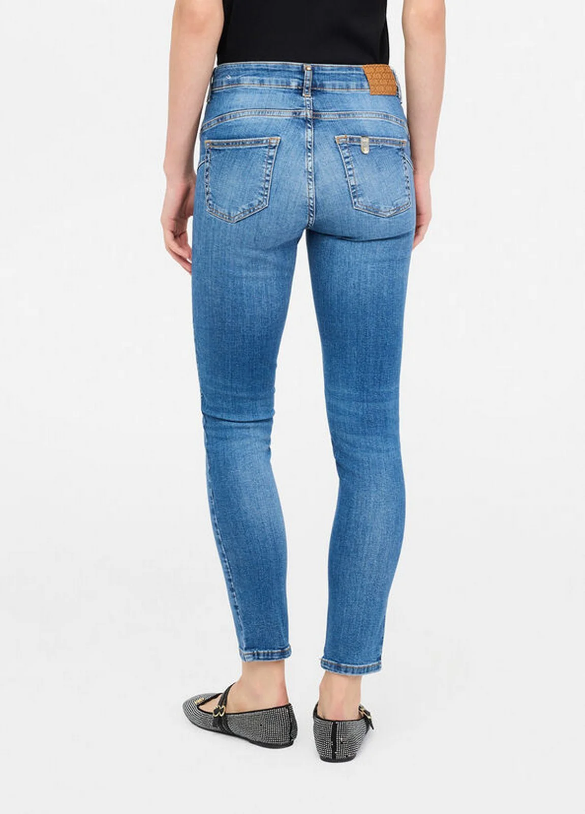 LIU JO BLUE DENIM Jeans Donna  UF5035D0236 78858 Den.Blue lt.saving w - Image 4