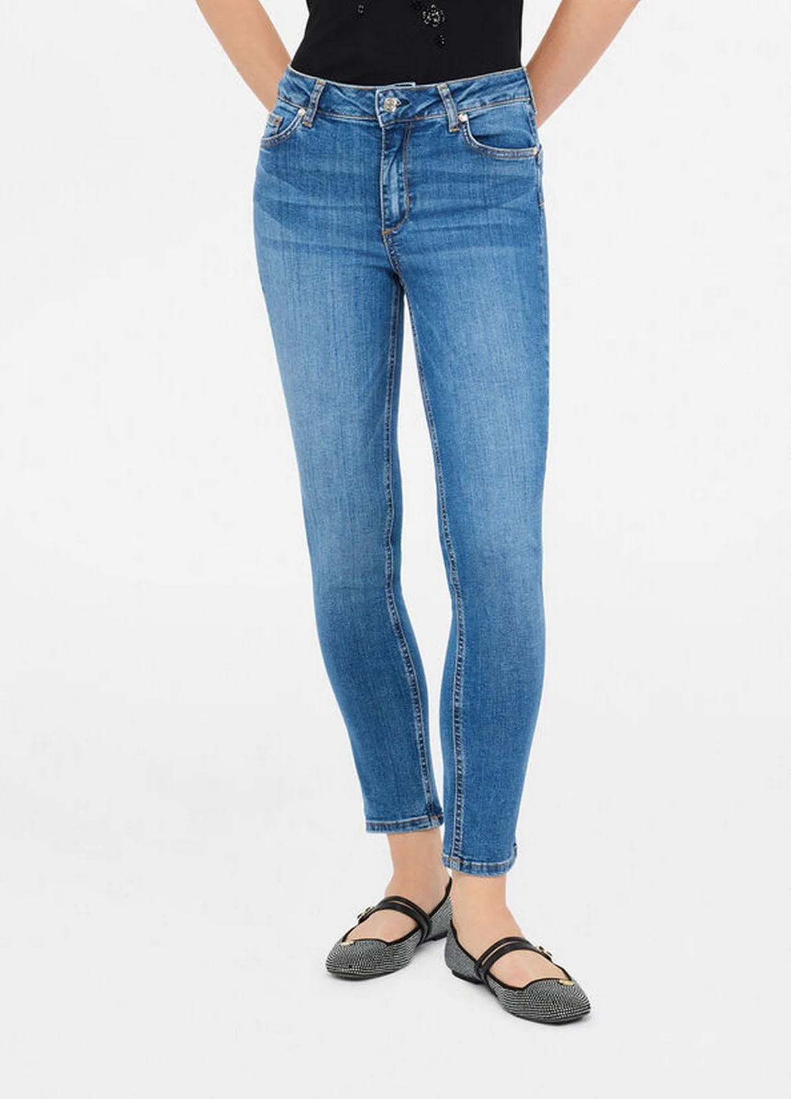 LIU JO BLUE DENIM Jeans Donna  UF5035D0236 78858 Den.Blue lt.saving w - Image 5