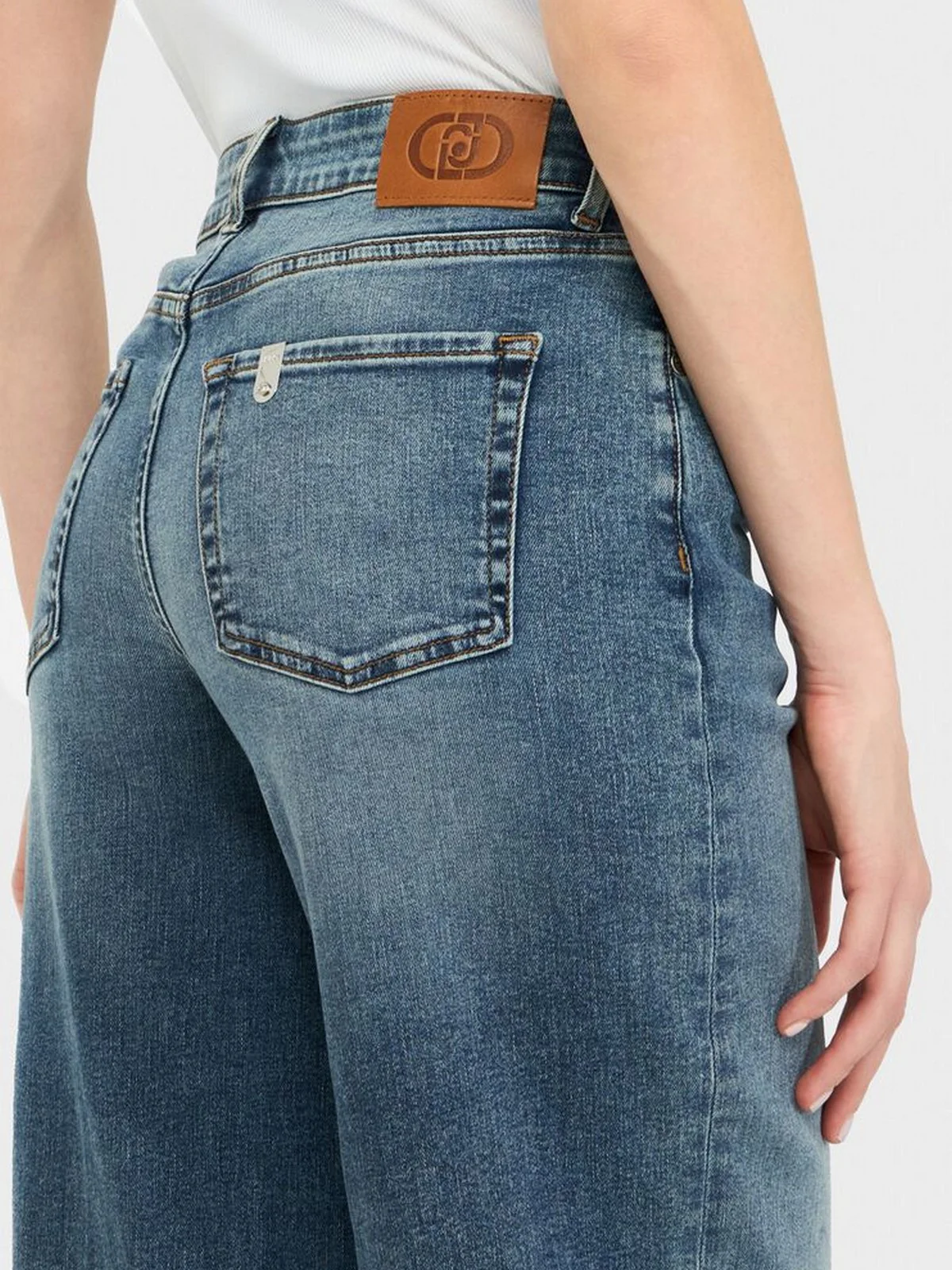 LIU JO BLUE DENIM Jeans Donna  UF5068DS615 78917 Den.Blu vintag.dirty - Image 4