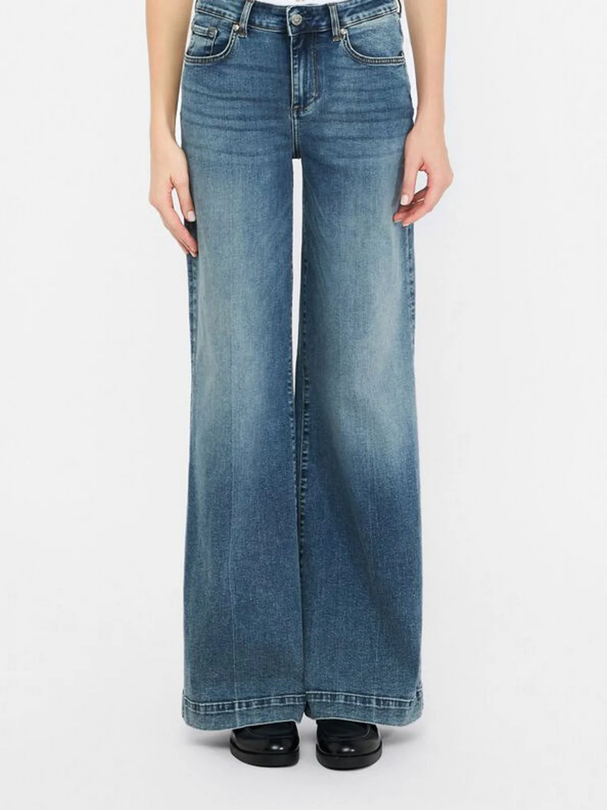 LIU JO BLUE DENIM Jeans Donna  UF5068DS615 78917 Den.Blu vintag.dirty - Image 6