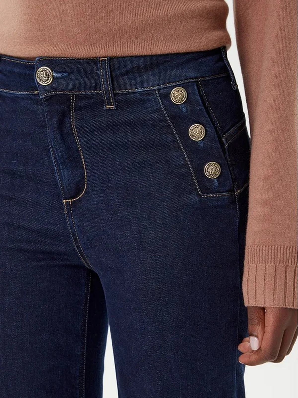 LIU JO BLUE DENIM Jeans Donna  UF5090D0264 78904 Den.Blue dk sound wa - Image 4