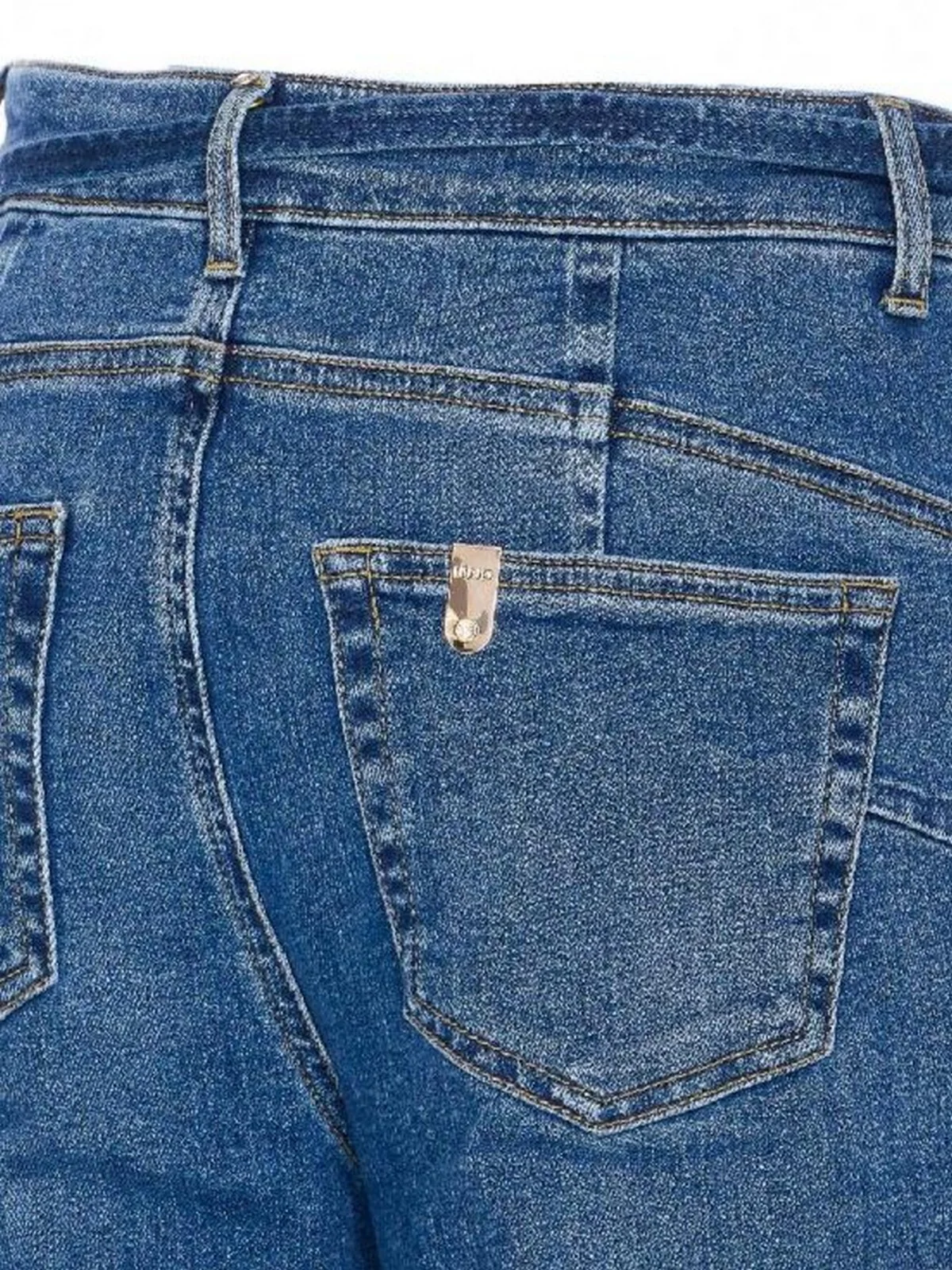 LIU JO BLUE DENIM Jeans Donna UF5101D0264 78899 Den.Blue bubble wash - Image 4