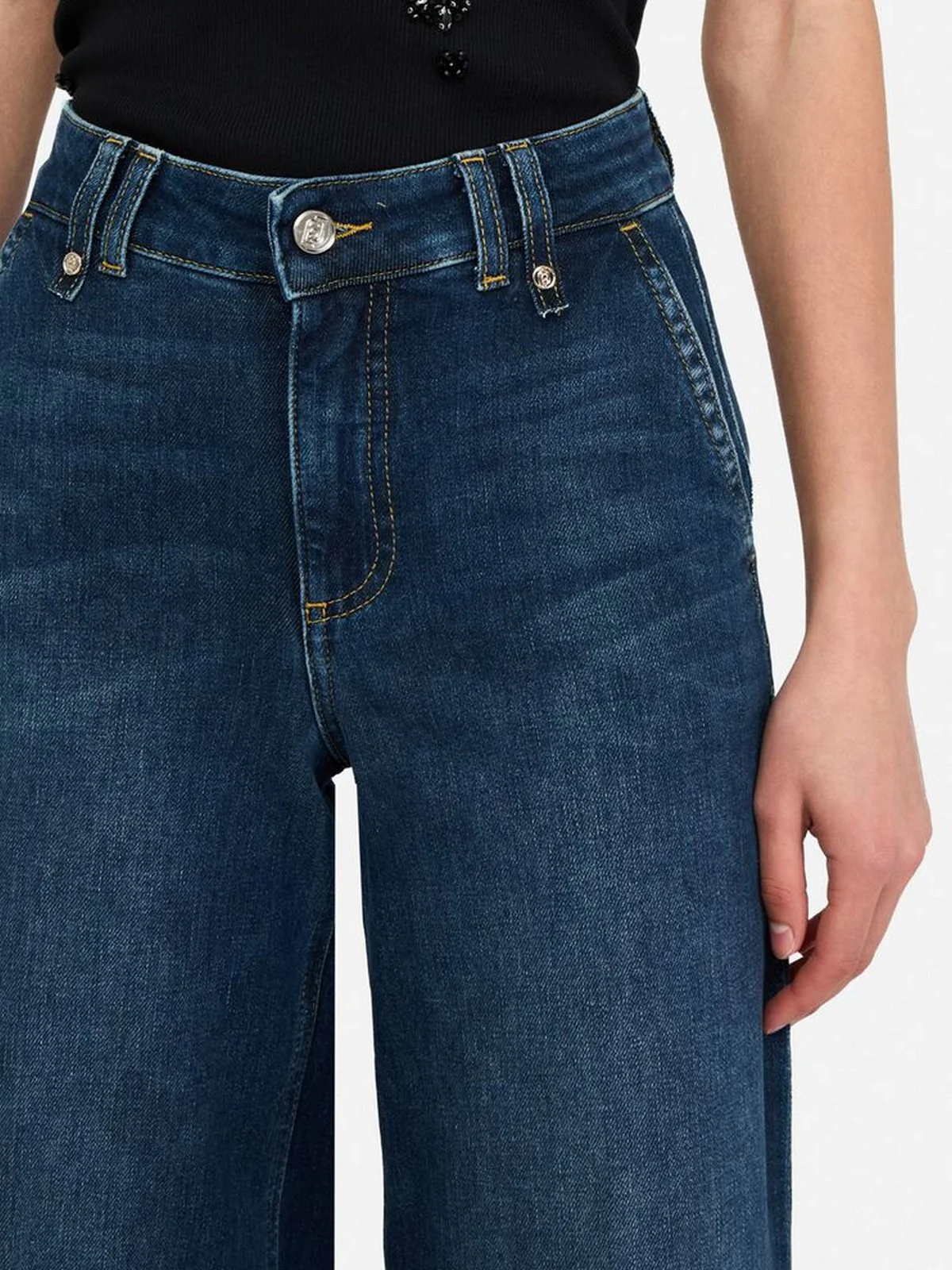 LIU JO BLUE DENIM Jeans Donna  UF5128D0269 78947 Den.Blu lt.street wa - Image 3