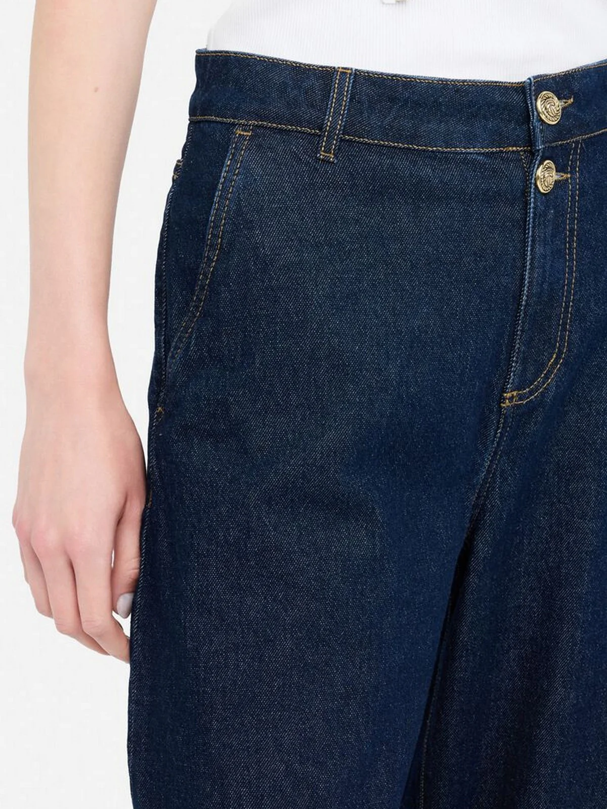 LIU JO BLUE DENIM Jeans Donna UF5227D0275 77000 NORMAL WASH - Image 3