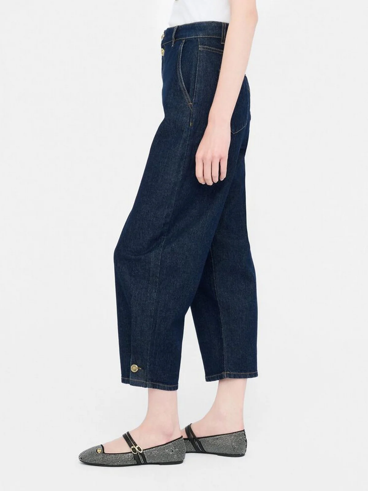 LIU JO BLUE DENIM Jeans Donna UF5227D0275 77000 NORMAL WASH - Image 4