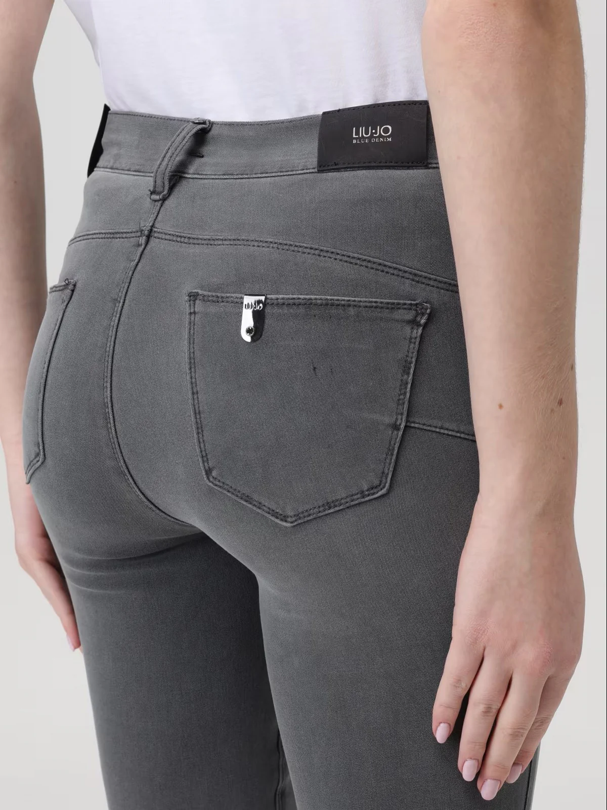 LIU JO BLUE DENIM Jeans Donna UXX037D4199 88251 D.Grey lofty wash - Image 4