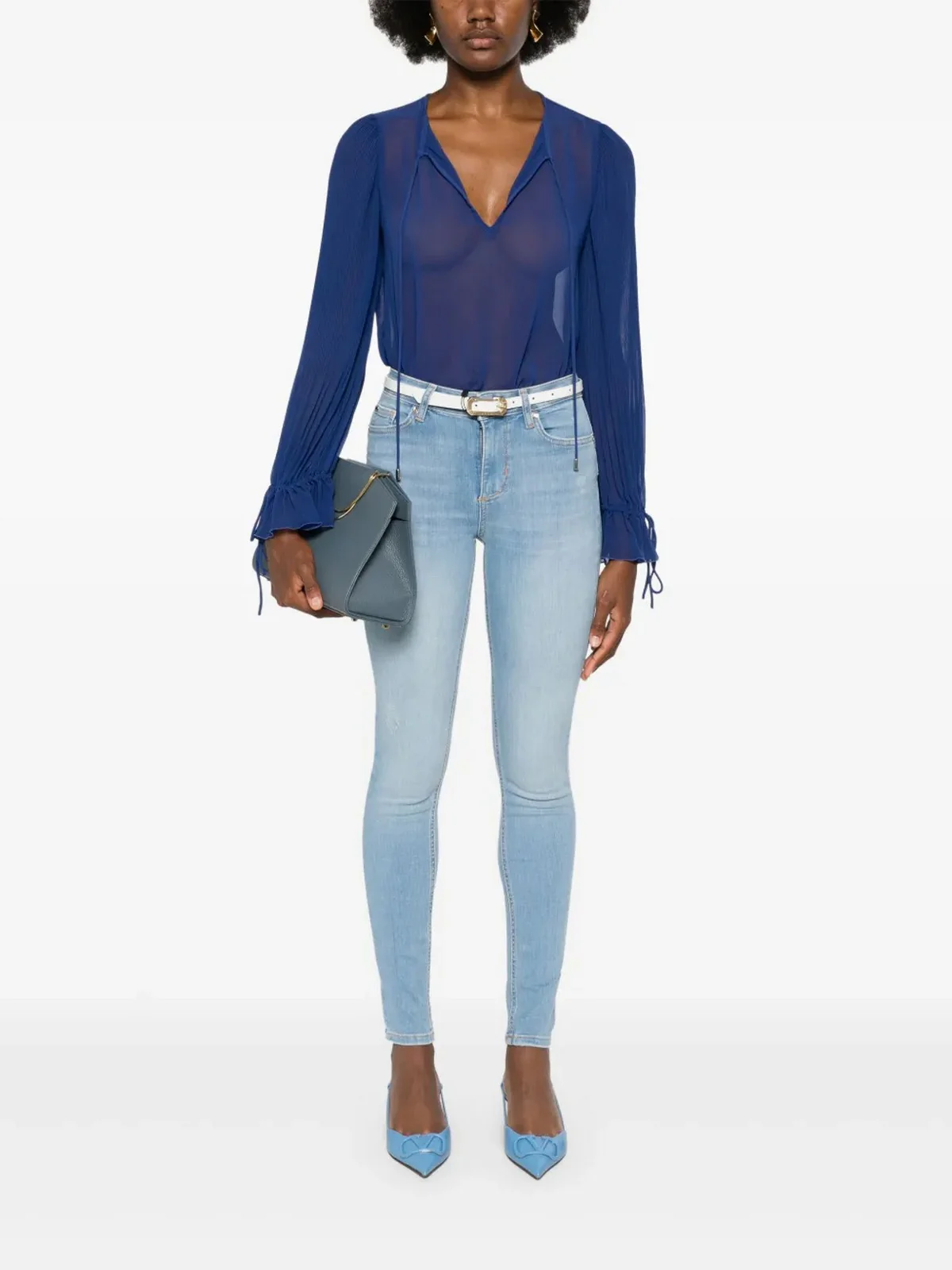 LIU JO BLUE DENIM Jeans Donna  UXX037D4811 78483 Den.Blue stbl.surpri - Image 2