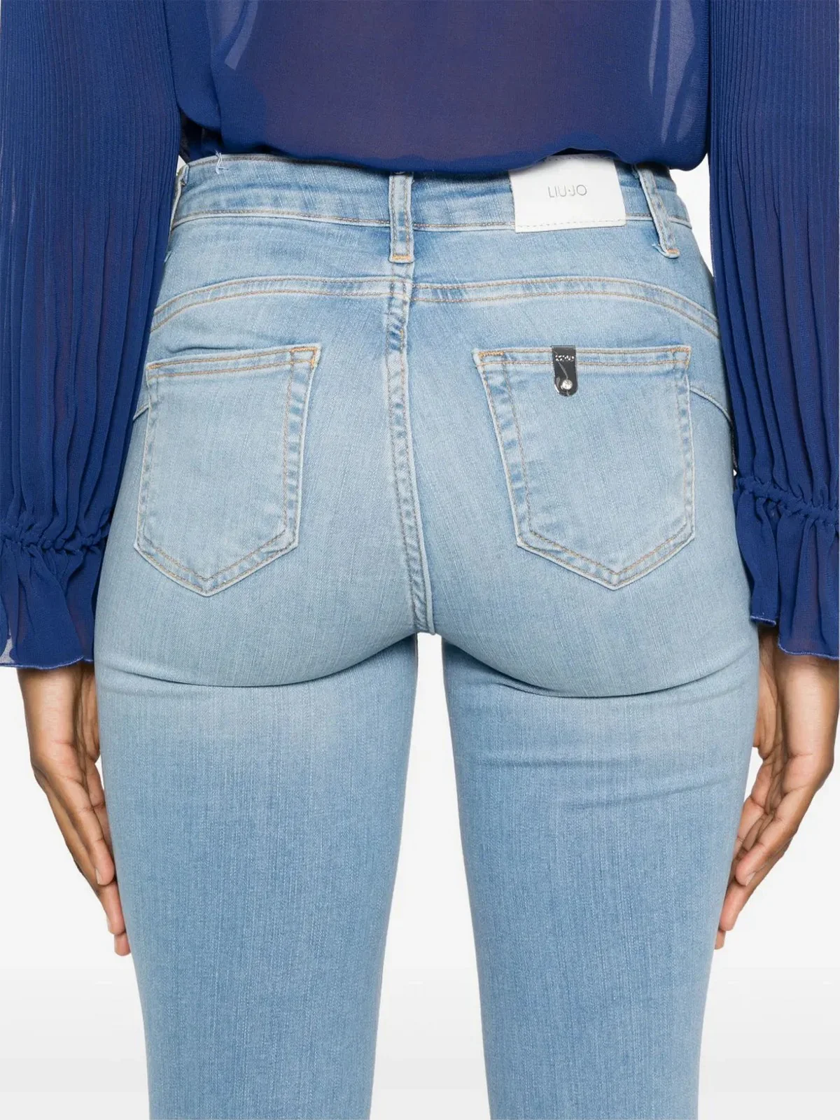 LIU JO BLUE DENIM Jeans Donna  UXX037D4811 78483 Den.Blue stbl.surpri - Image 5