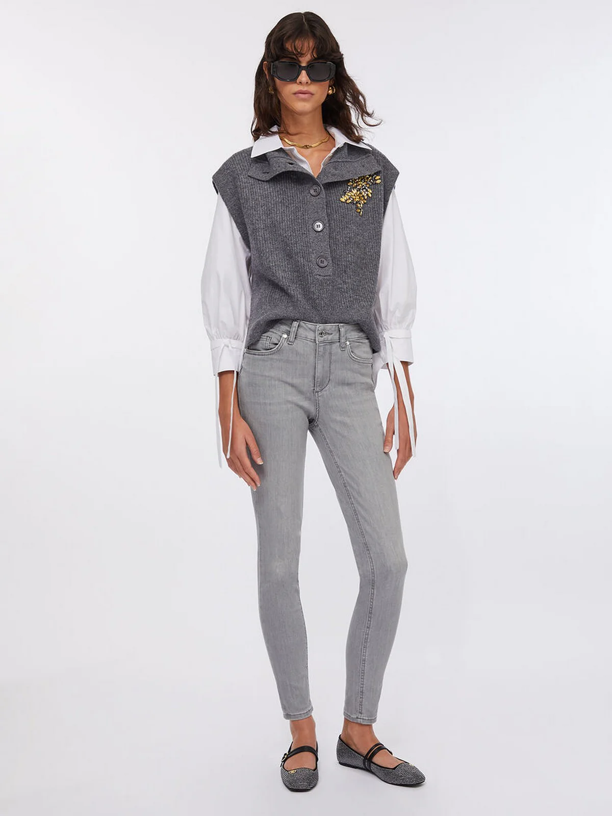LIU JO BLUE DENIM Jeans Donna  UXX037D4811 88255 Den.Grey surprise wa - Image 3