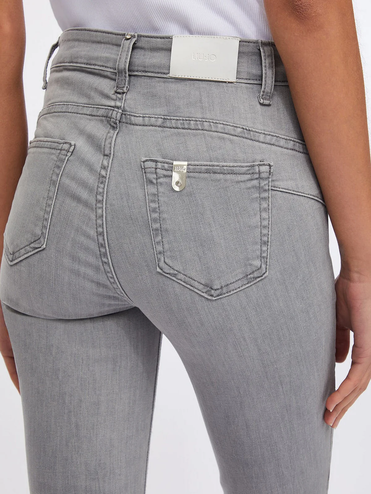 LIU JO BLUE DENIM Jeans Donna  UXX037D4811 88255 Den.Grey surprise wa - Image 4
