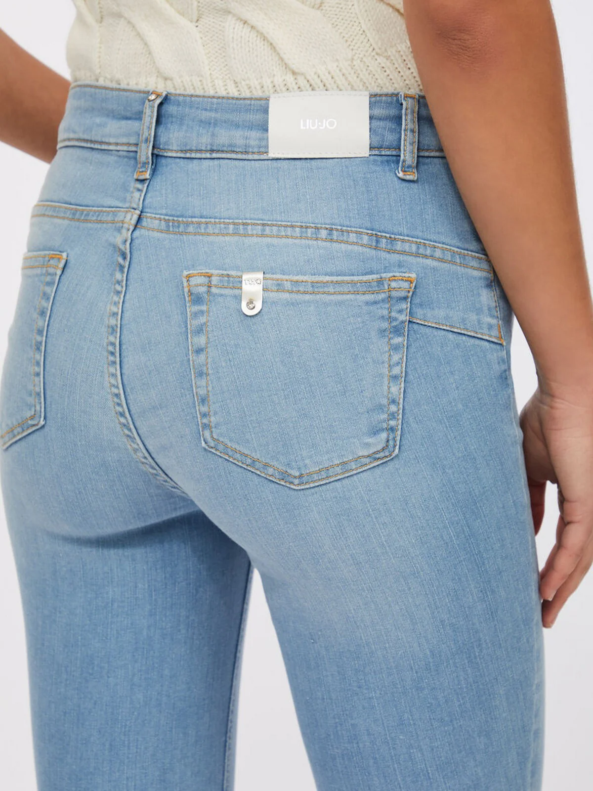 LIU JO BLUE DENIM Jeans Donna  UXX042D4811 78483 Den.Blue stbl.surpri - Image 4