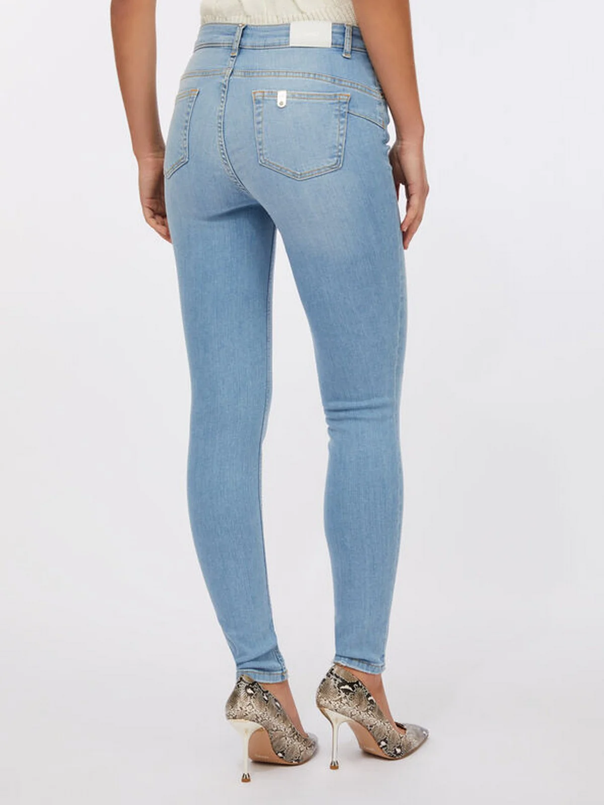 LIU JO BLUE DENIM Jeans Donna  UXX042D4811 78483 Den.Blue stbl.surpri - Image 6