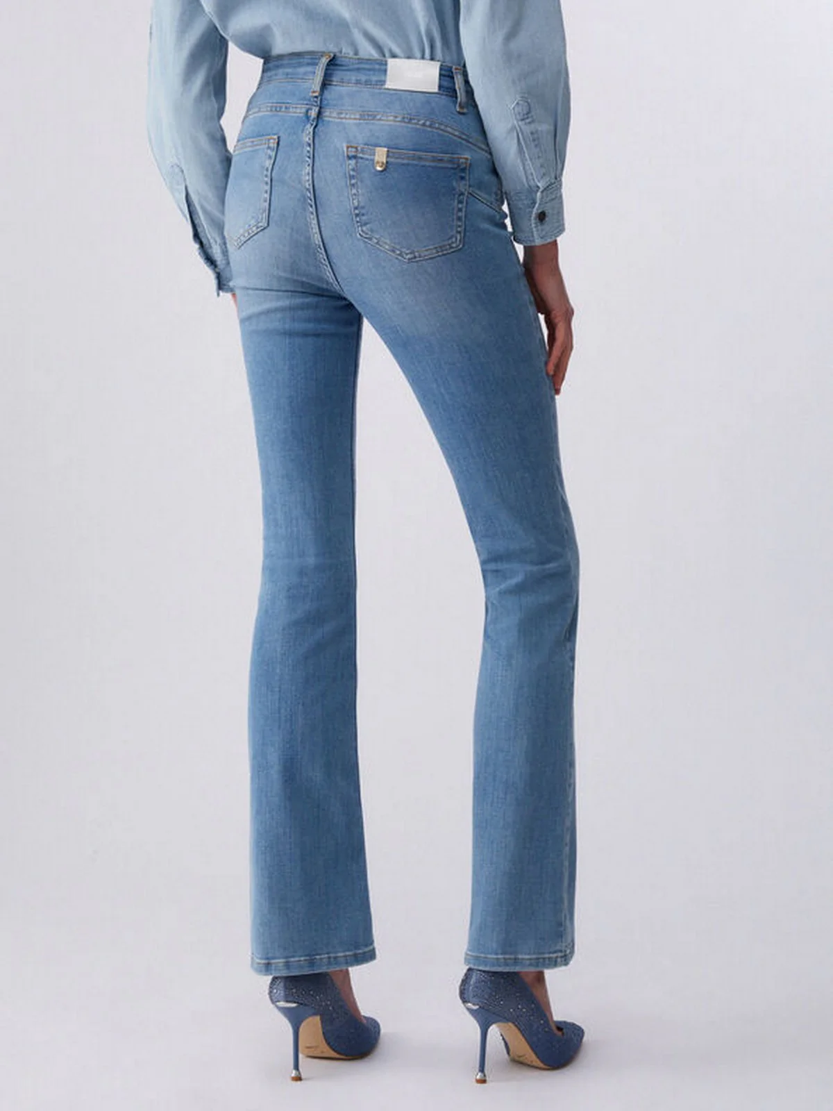 LIU JO BLUE DENIM Jeans Donna UXX043D4538 78398 D.blue stb ten.sun w - Image 6