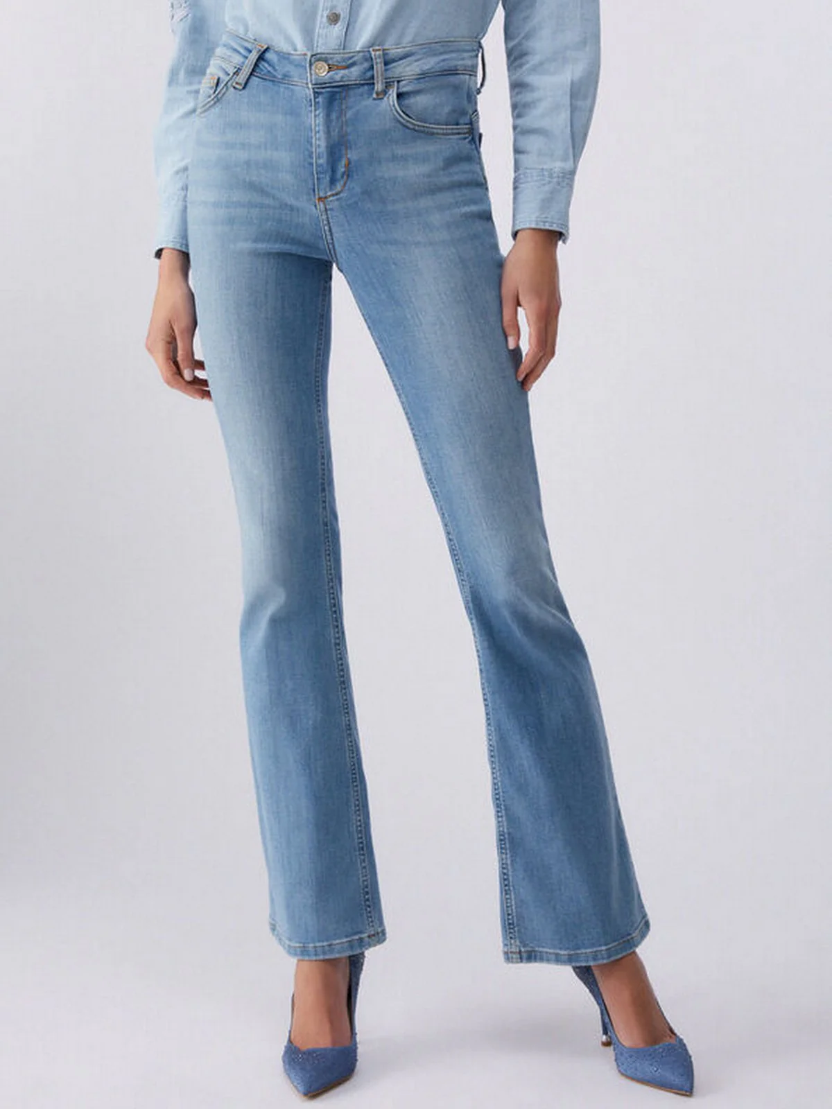 LIU JO BLUE DENIM Jeans Donna UXX043D4538 78398 D.blue stb ten.sun w - Image 7