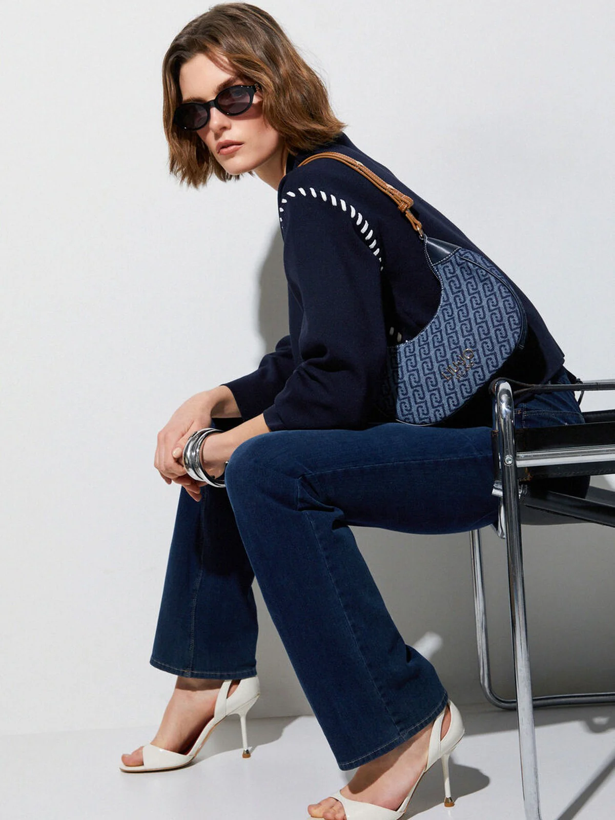 LIU JO BLUE DENIM Jeans Donna UXX044D4199 77865 DEN.BLUE LOFTY WASH - Image 4
