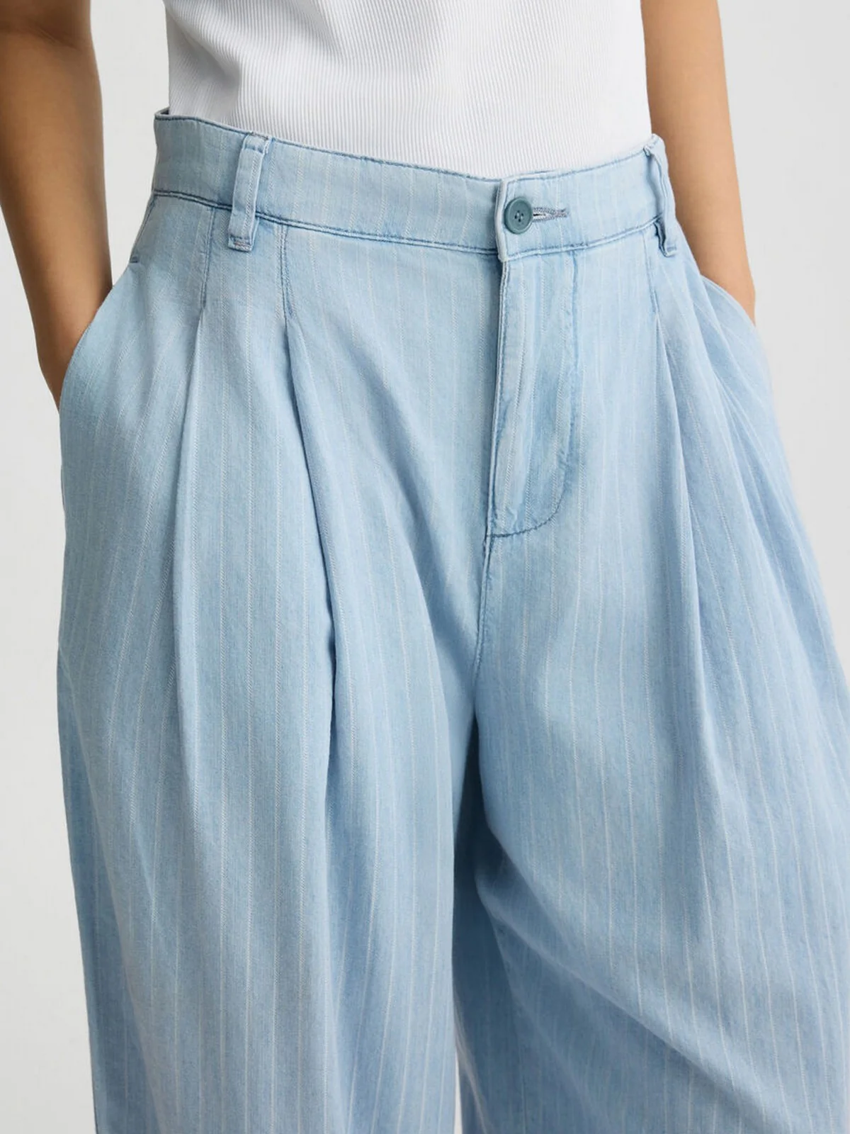 LIU JO BLUE DENIM Pantalone Donna  UA5123D4989 78822 Blu - Image 4