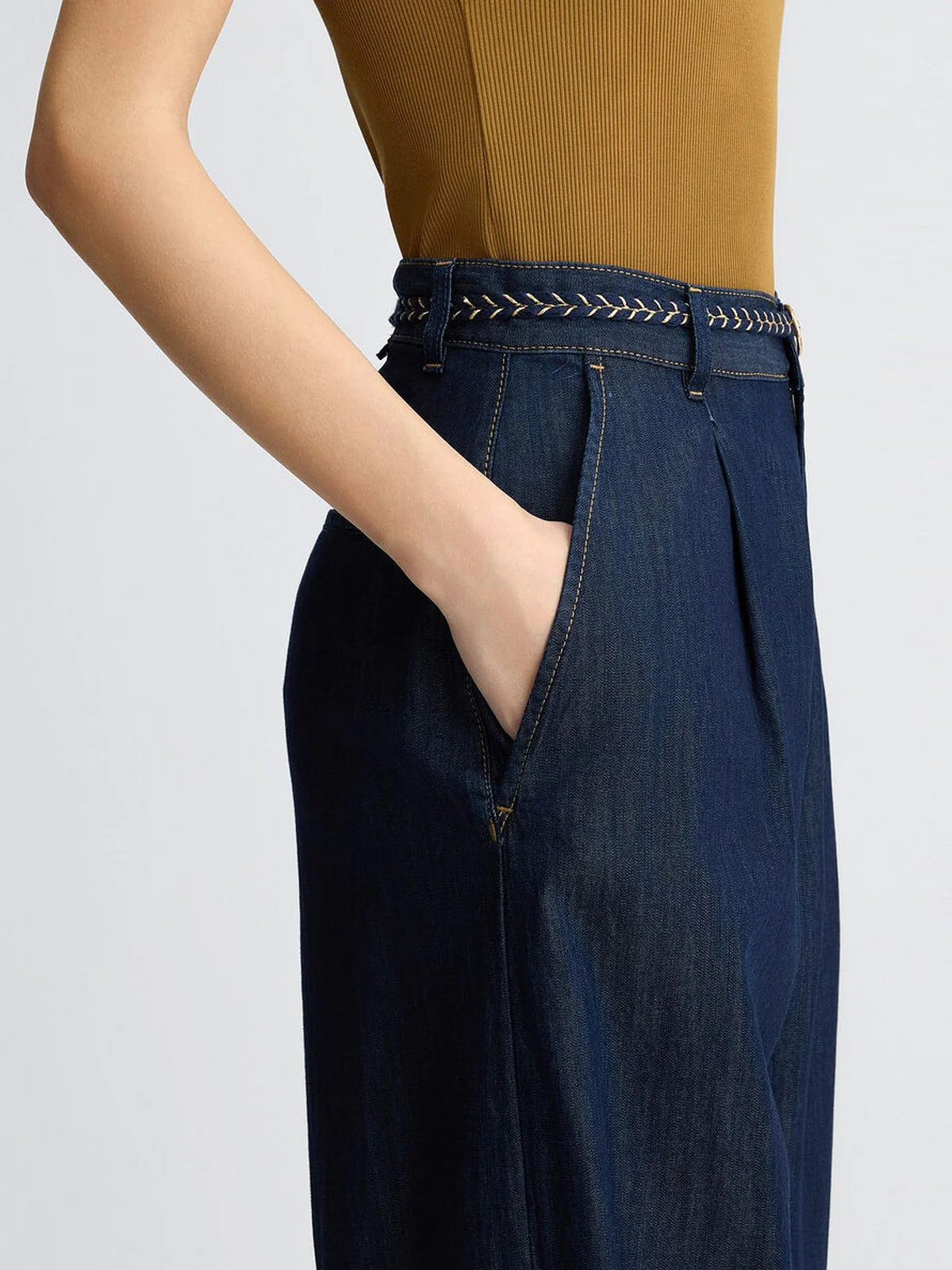 LIU JO BLUE DENIM Pantalone Donna  UA5151D3202 78831 Blu - Image 5