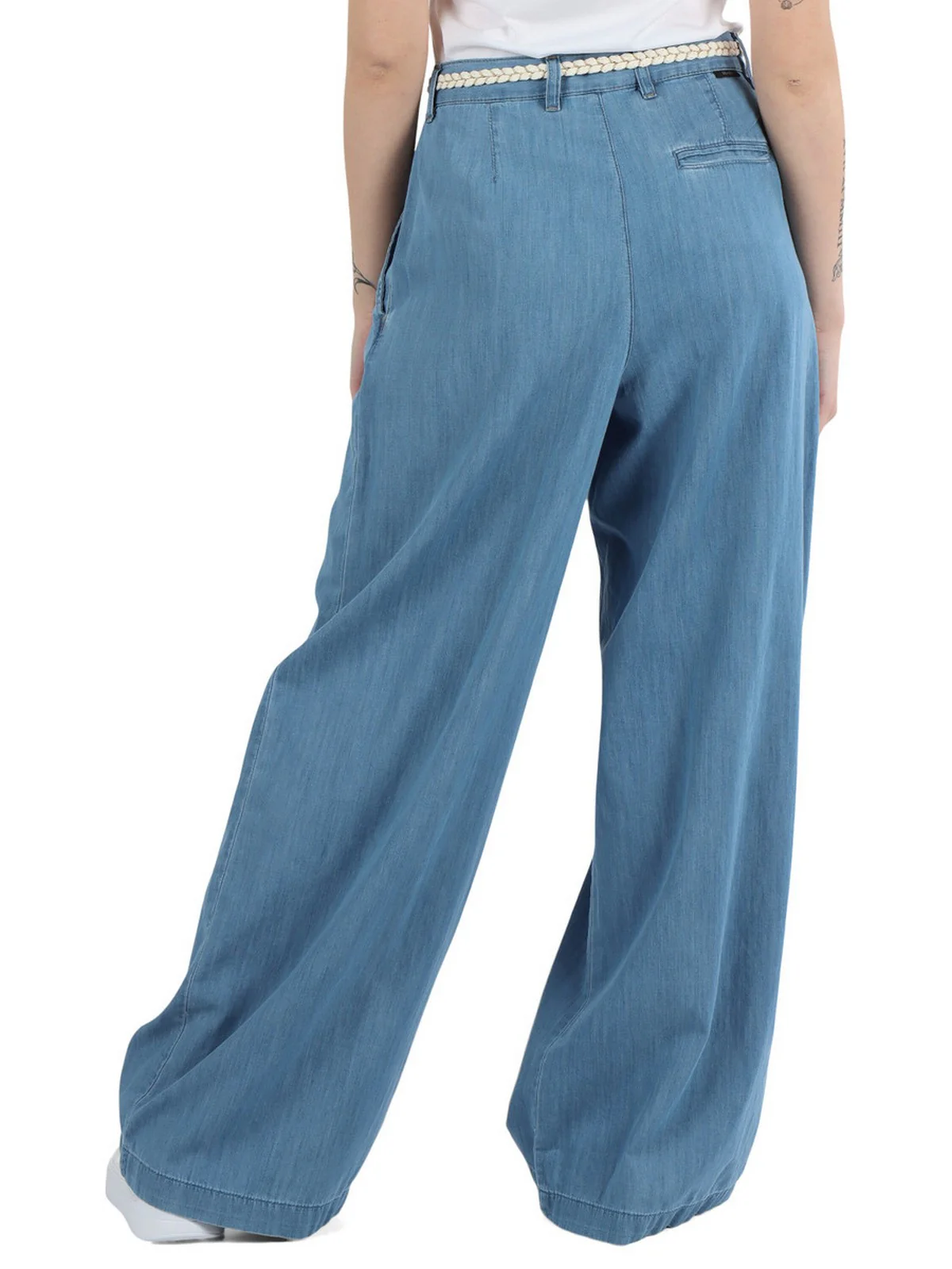 LIU JO BLUE DENIM Pantalone Donna UA5151D3202 78832 Blu - Image 5