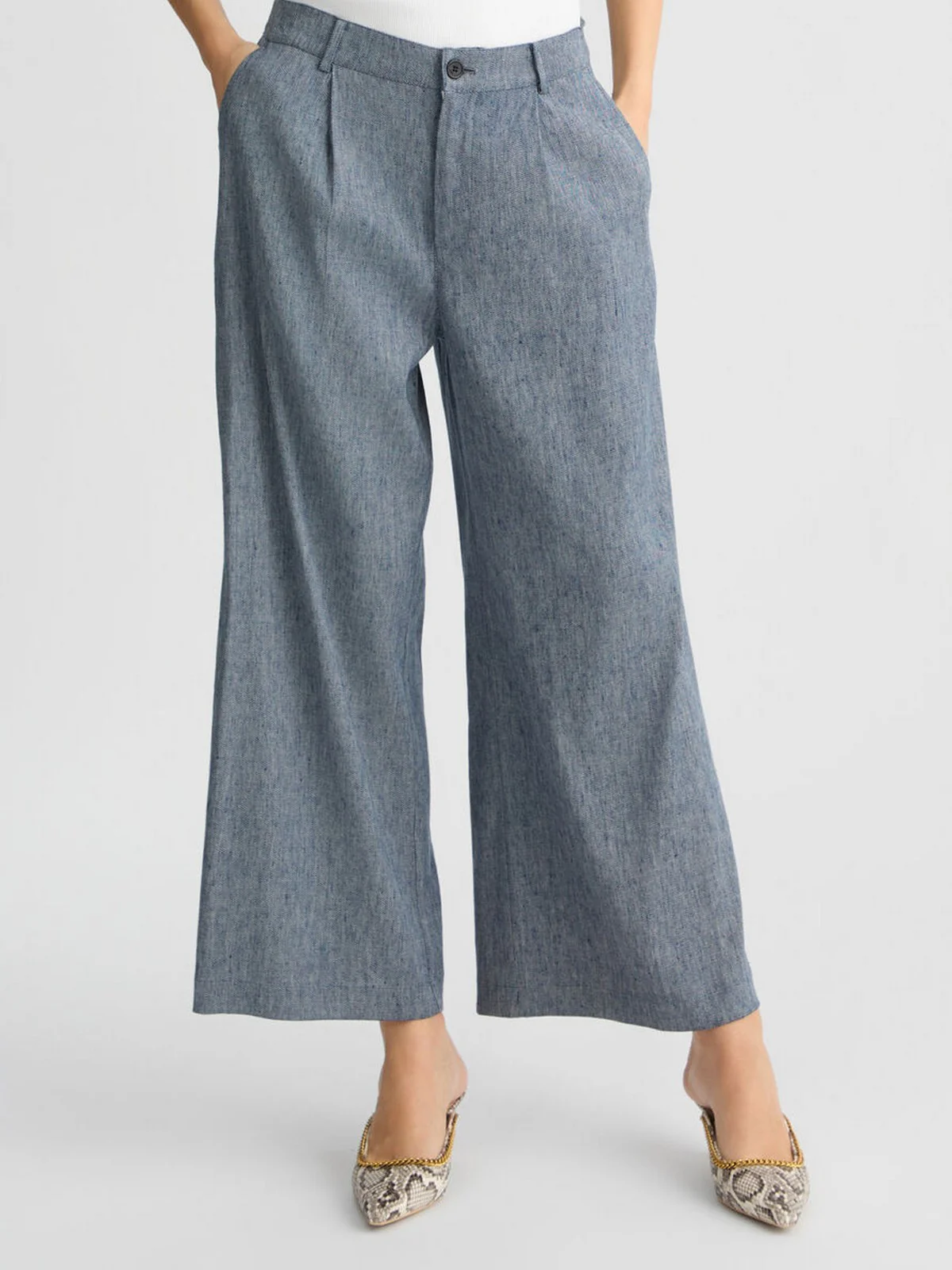LIU JO BLUE DENIM Pantalone Donna  UA5154D0251 78847 Blu - Image 2
