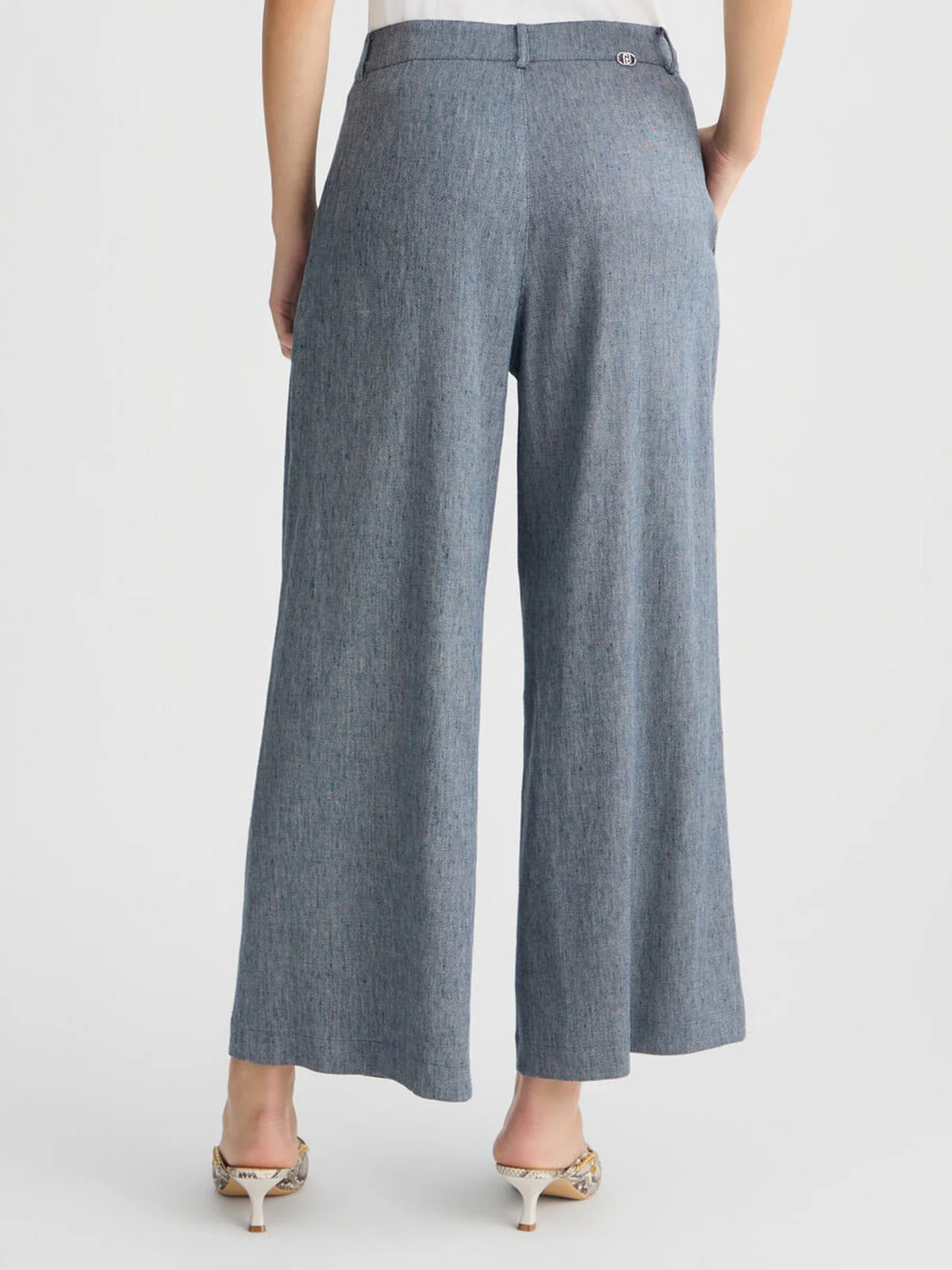 LIU JO BLUE DENIM Pantalone Donna  UA5154D0251 78847 Blu - Image 3