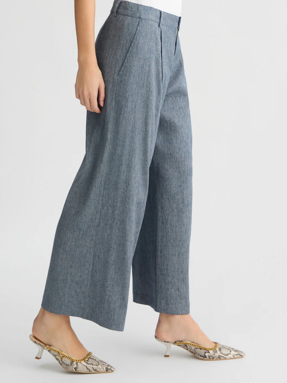 LIU JO BLUE DENIM Pantalone Donna  UA5154D0251 78847 Blu - Image 6