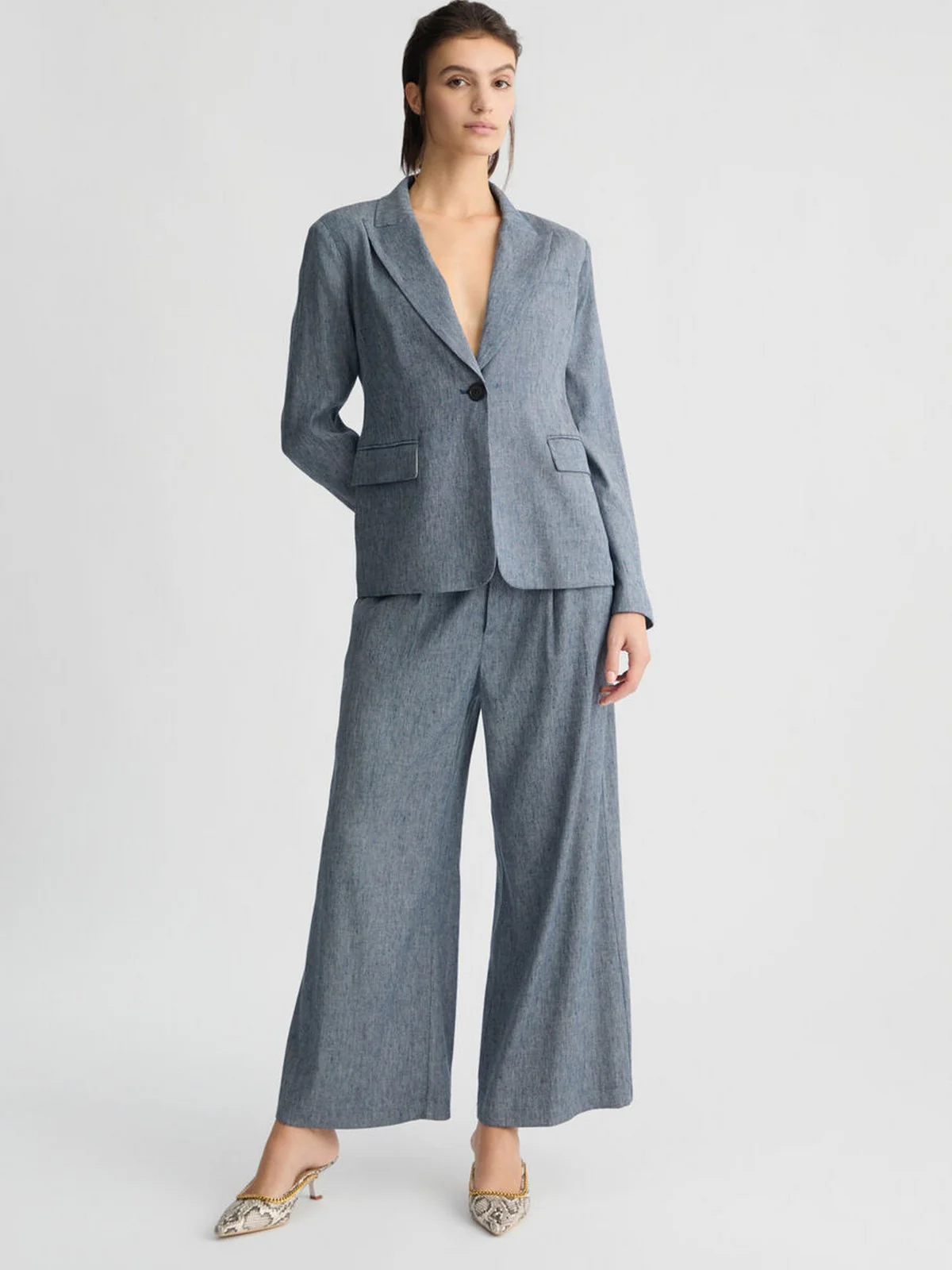 LIU JO BLUE DENIM Pantalone Donna  UA5154D0251 78847 Blu - Image 7