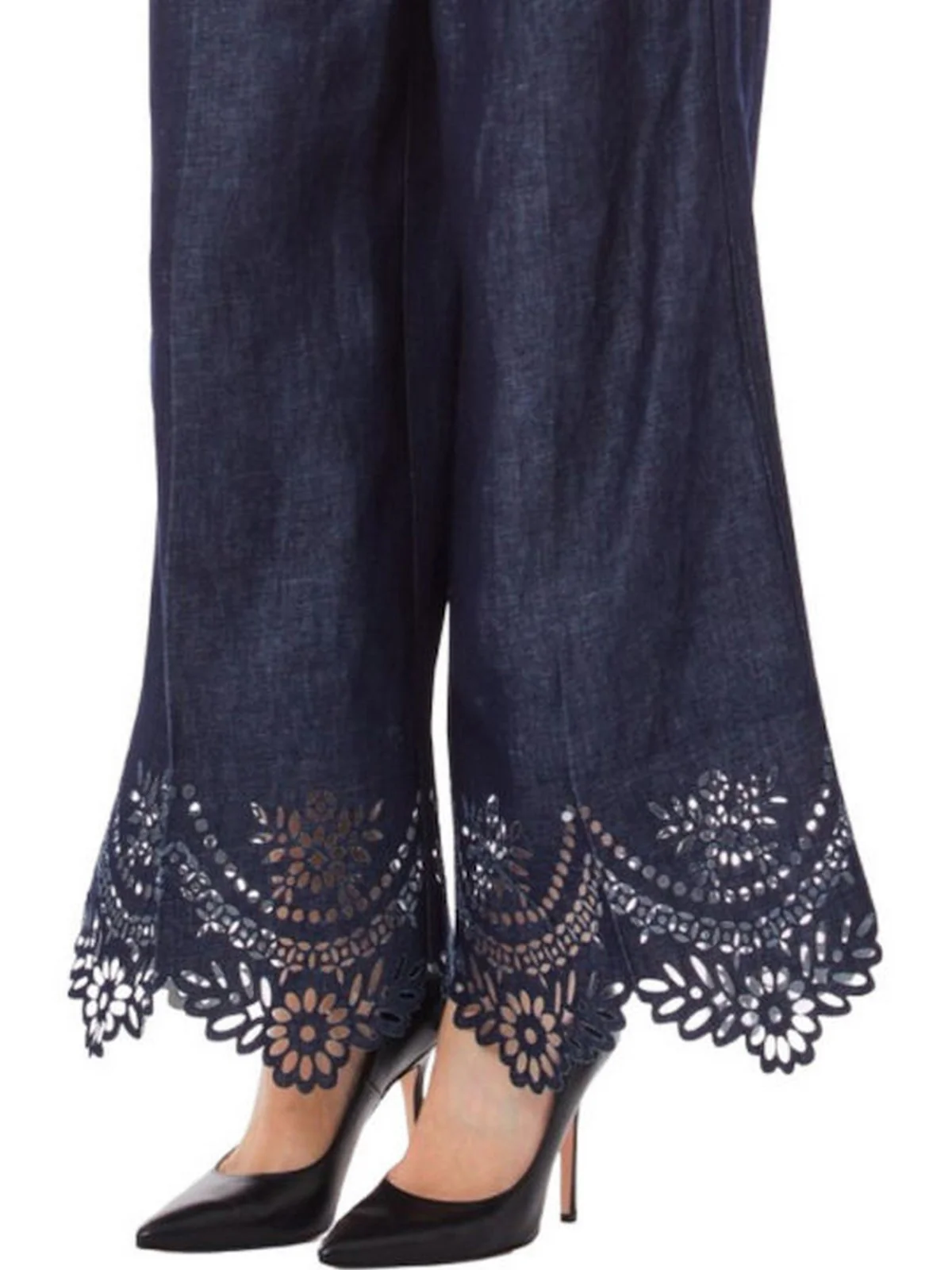 LIU JO BLUE DENIM Pantalone Donna UA5228D0247 77000 NORMAL WASH - Image 3