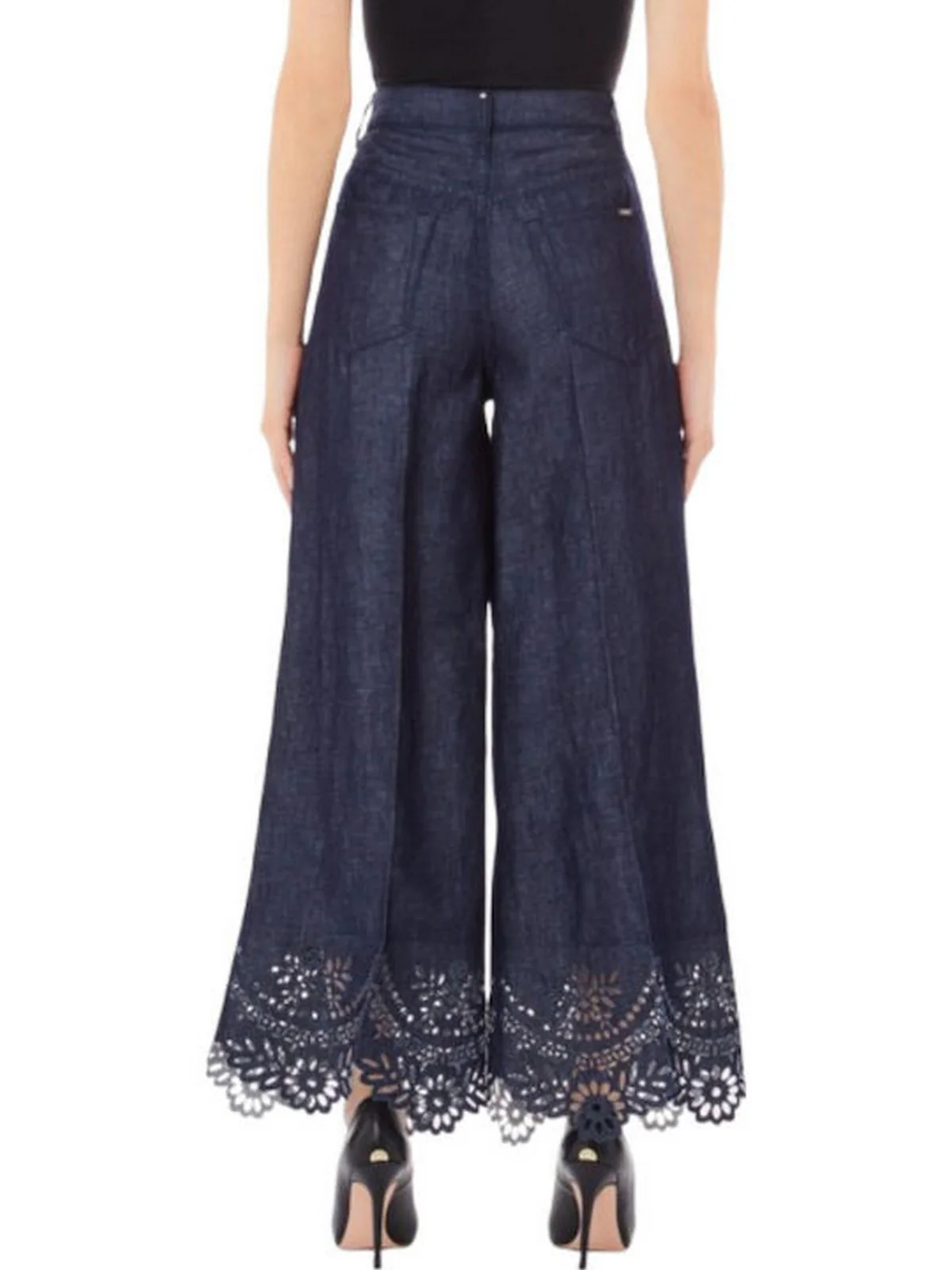 LIU JO BLUE DENIM Pantalone Donna UA5228D0247 77000 NORMAL WASH - Image 4