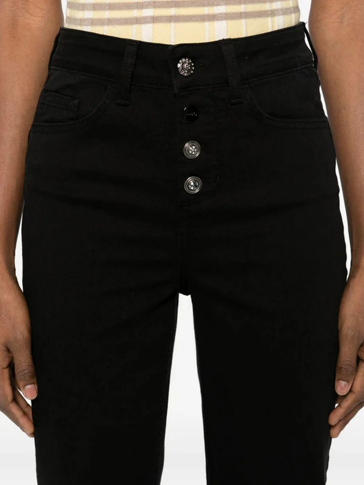 LIU JO BLUE DENIM Pantalone Donna  UA6040T2594 22222 Nero - Image 3