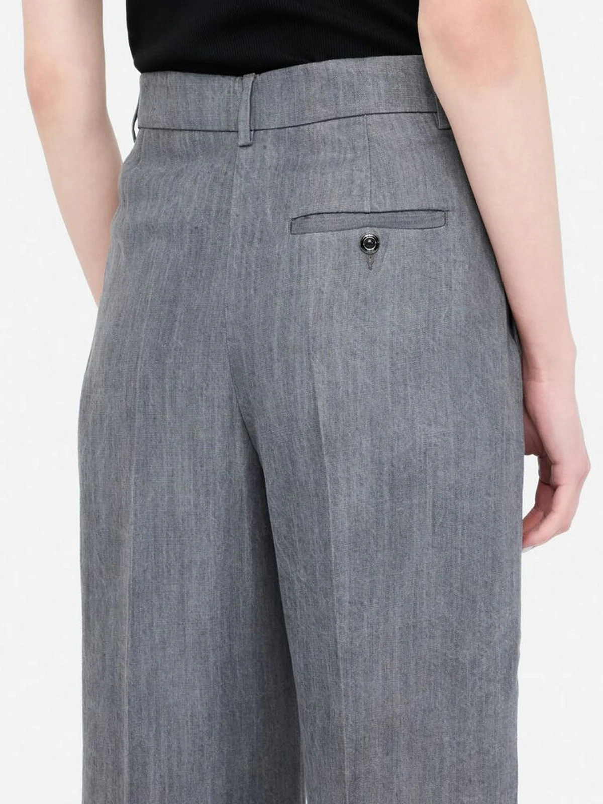 LIU JO BLUE DENIM Pantalone Donna UF5144D0266 87457 Den.Grey tailoring w - Image 3