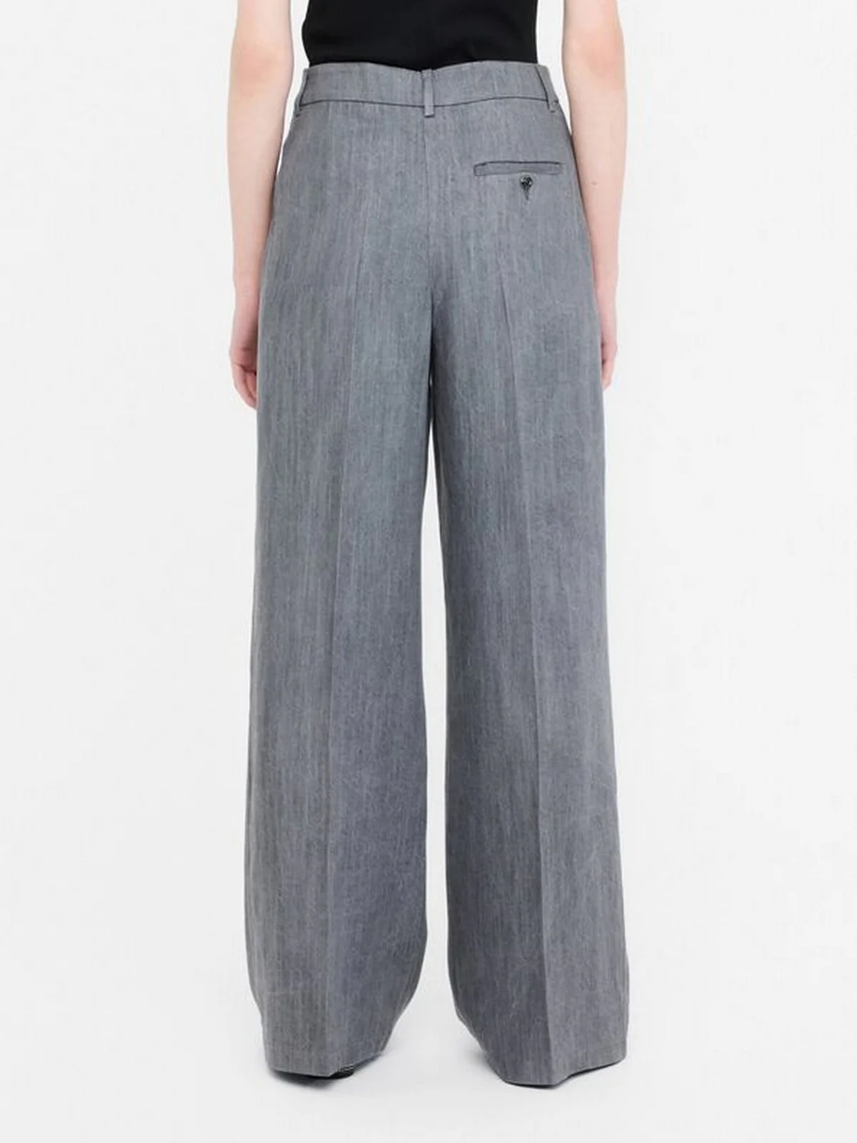 LIU JO BLUE DENIM Pantalone Donna UF5144D0266 87457 Den.Grey tailoring w - Image 6