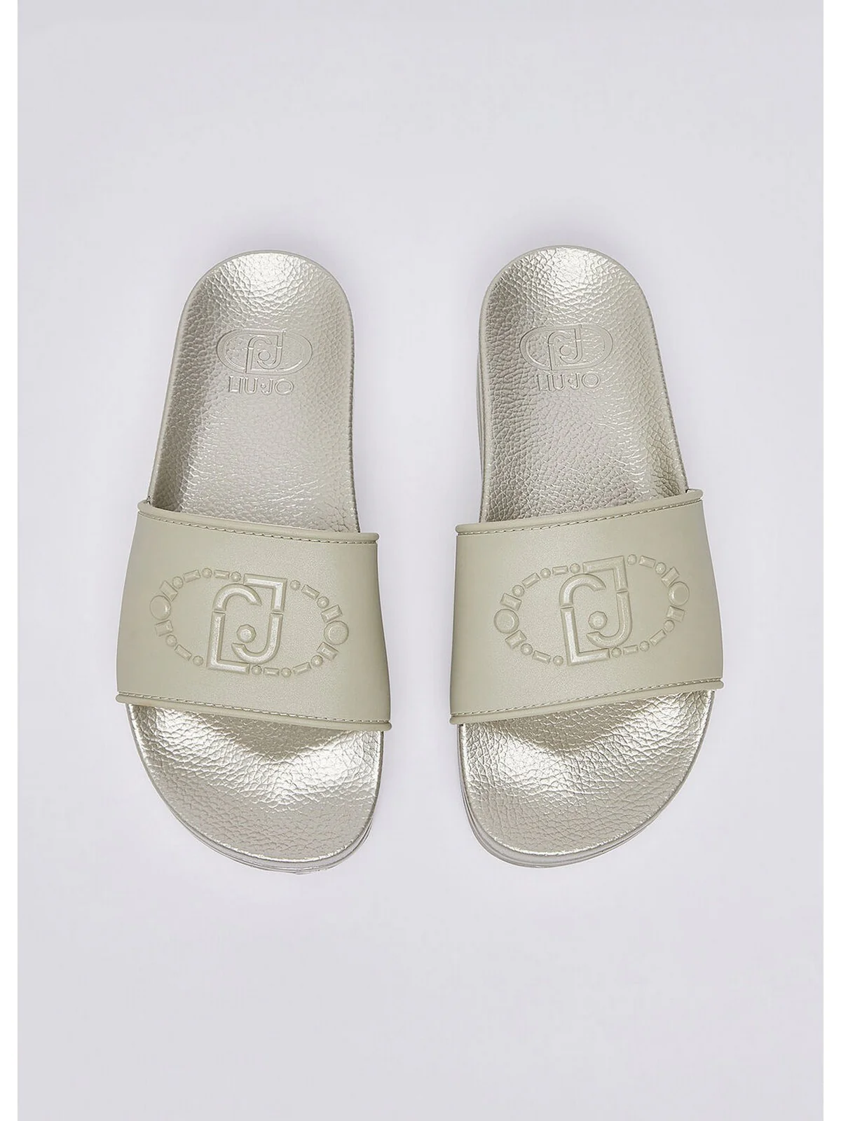 LIU JO Ciabatta Donna  BA6077EX028 04178 LIGHT GOLD - Image 4