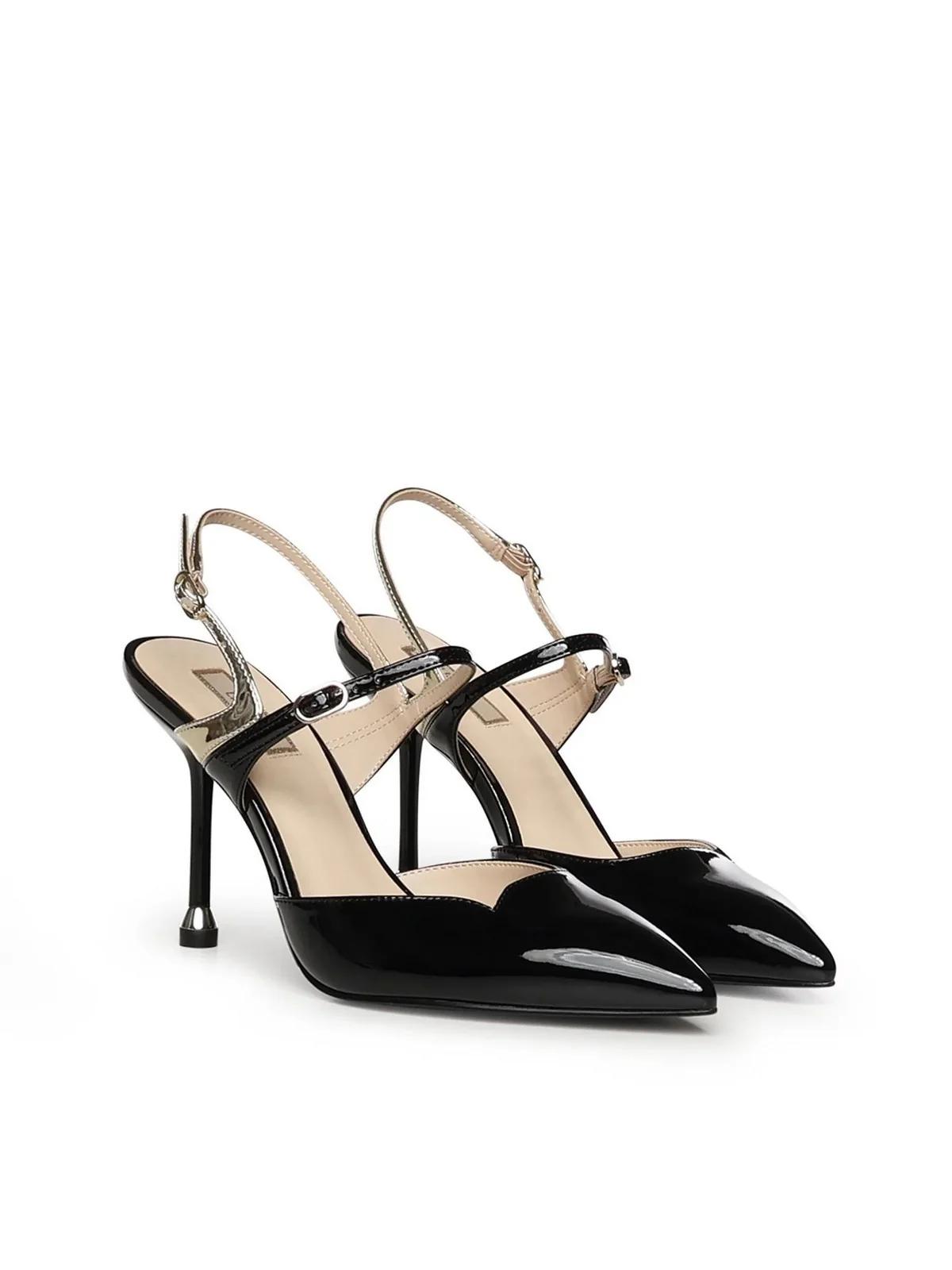 LIU JO Décolleté Donna DEMI SA6009EX342 S1189 BLACK/LIGHT GOLD - Image 2
