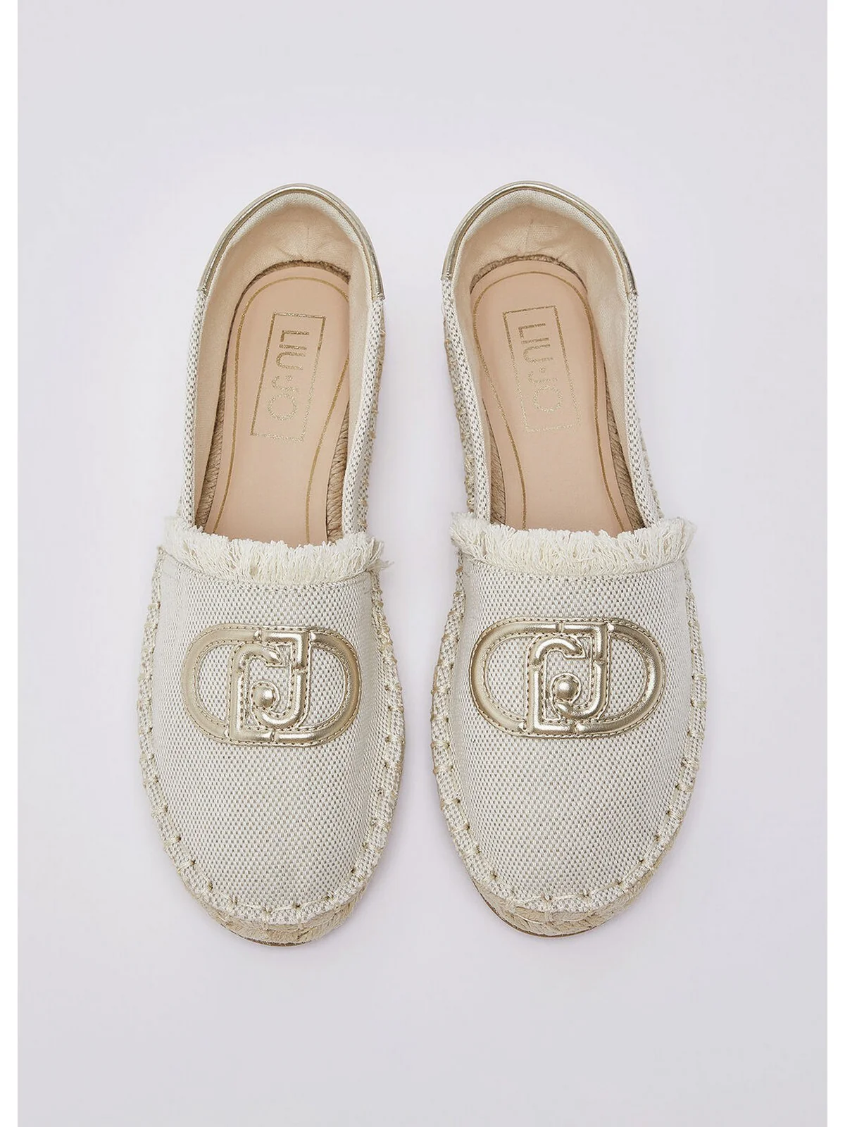 LIU JO Espadrillas Donna Capri SA6091TX536 S4150 NATURAL/LIGHT GOLD - Image 4