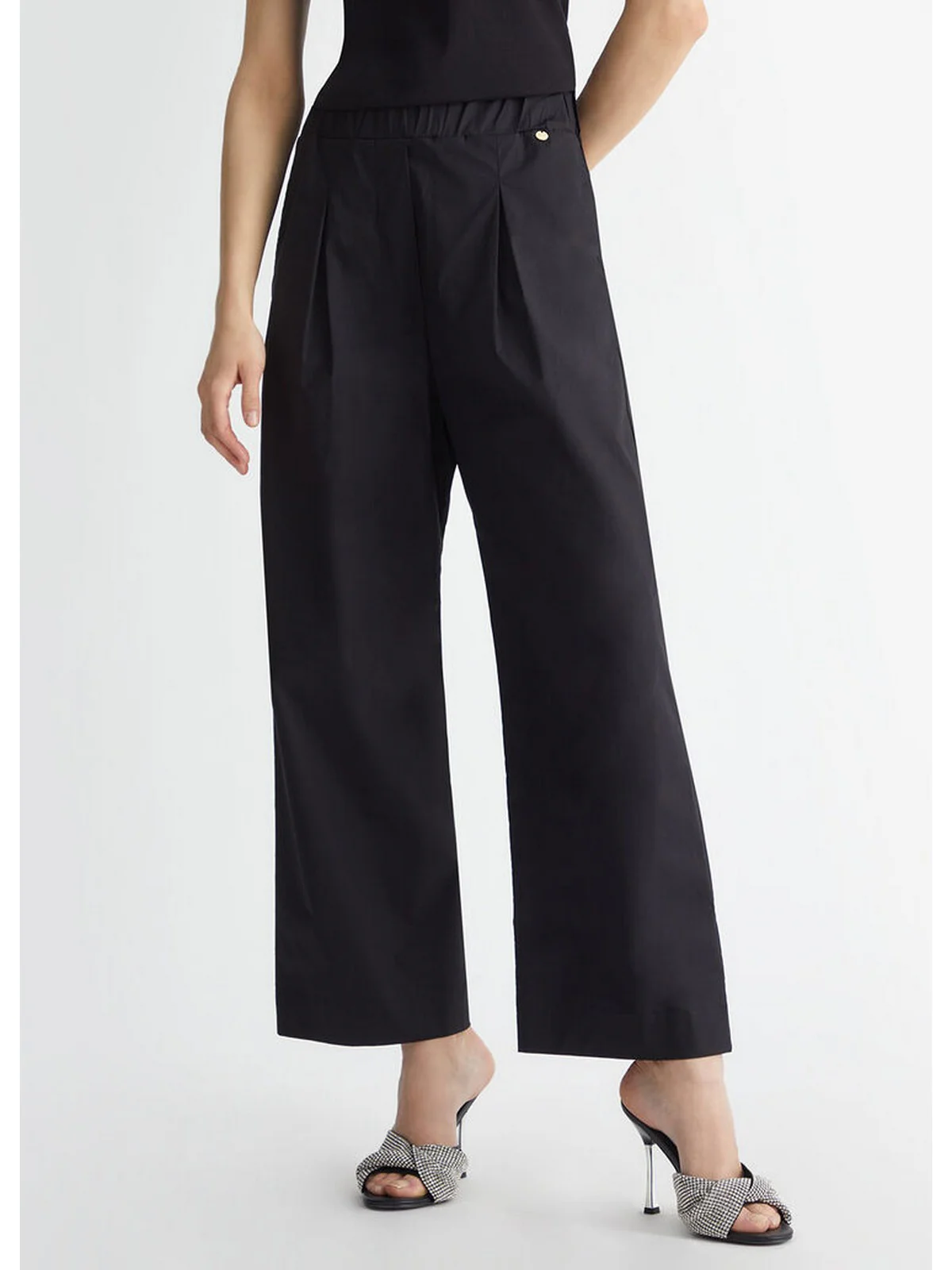 LIU JO FRESH Pantalone Donna 8A4007T8821 22222 Nero - Image 2