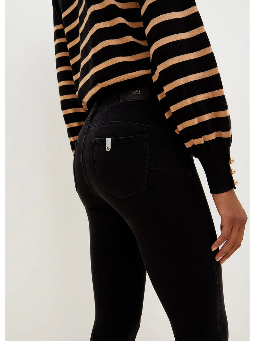 LIU JO BLUE DENIM Jeans Donna  UXX037D4199 87174 Nero - Image 10
