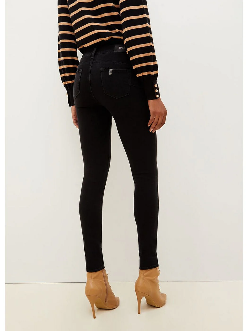 LIU JO BLUE DENIM Jeans Donna  UXX037D4199 87174 Nero - Image 6
