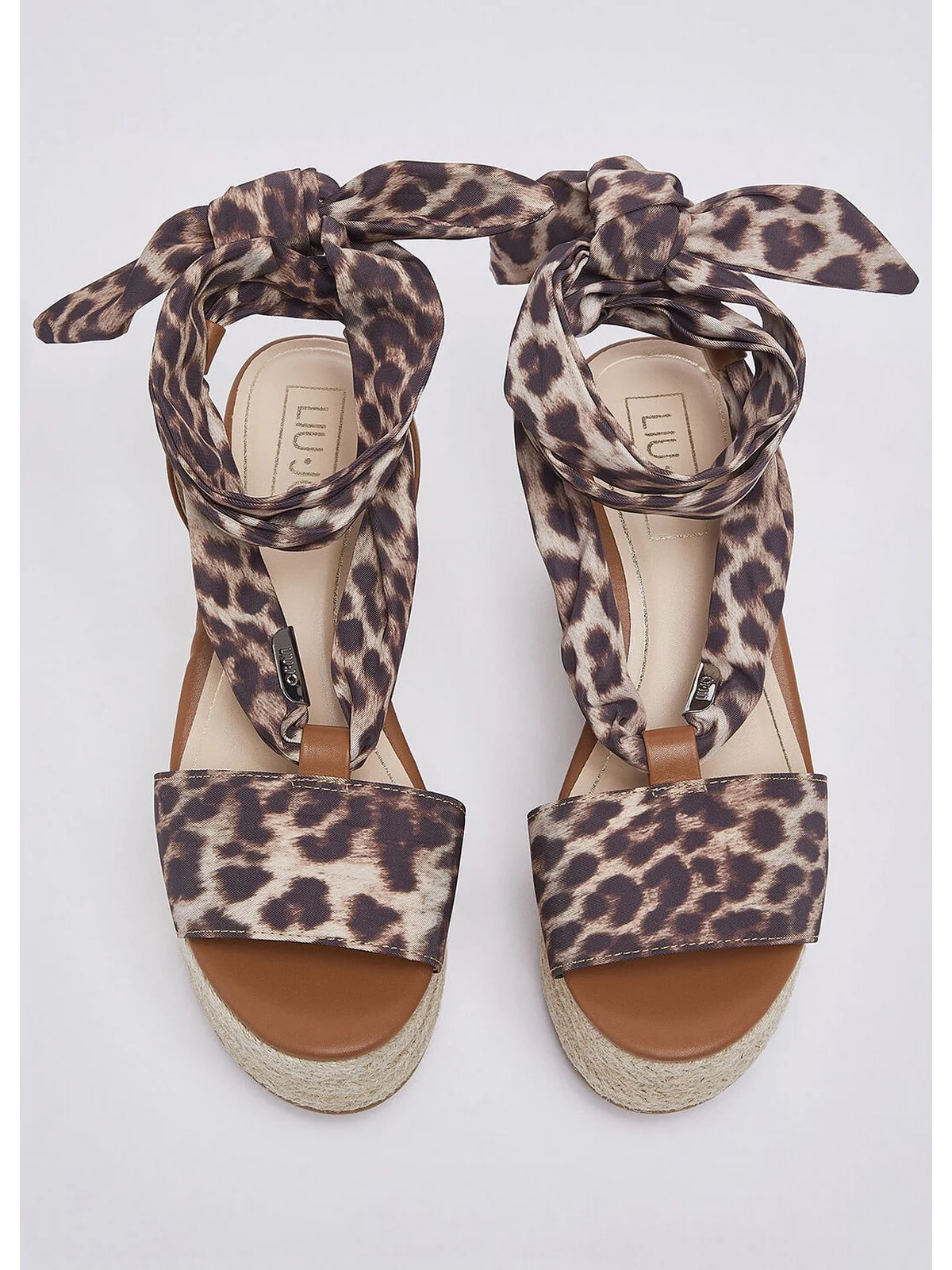 LIU JO Sandalo Donna BALI SA6087TX133 S4057 LEOPARD/SADDLE - Image 4