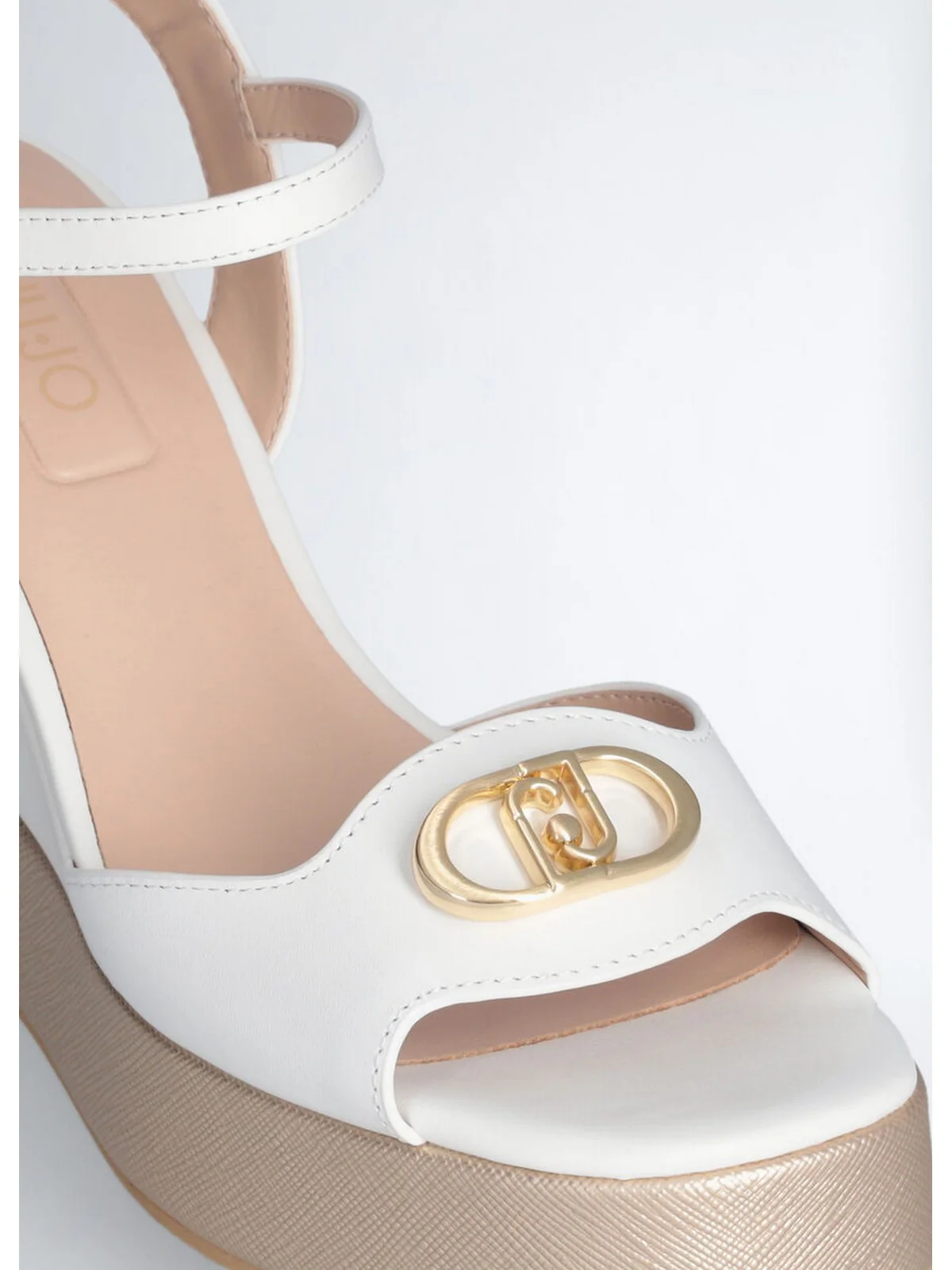 LIU JO Sandalo Donna KAREN 11 SA5117P0102 01065 CALF OFF WHITE - Image 3