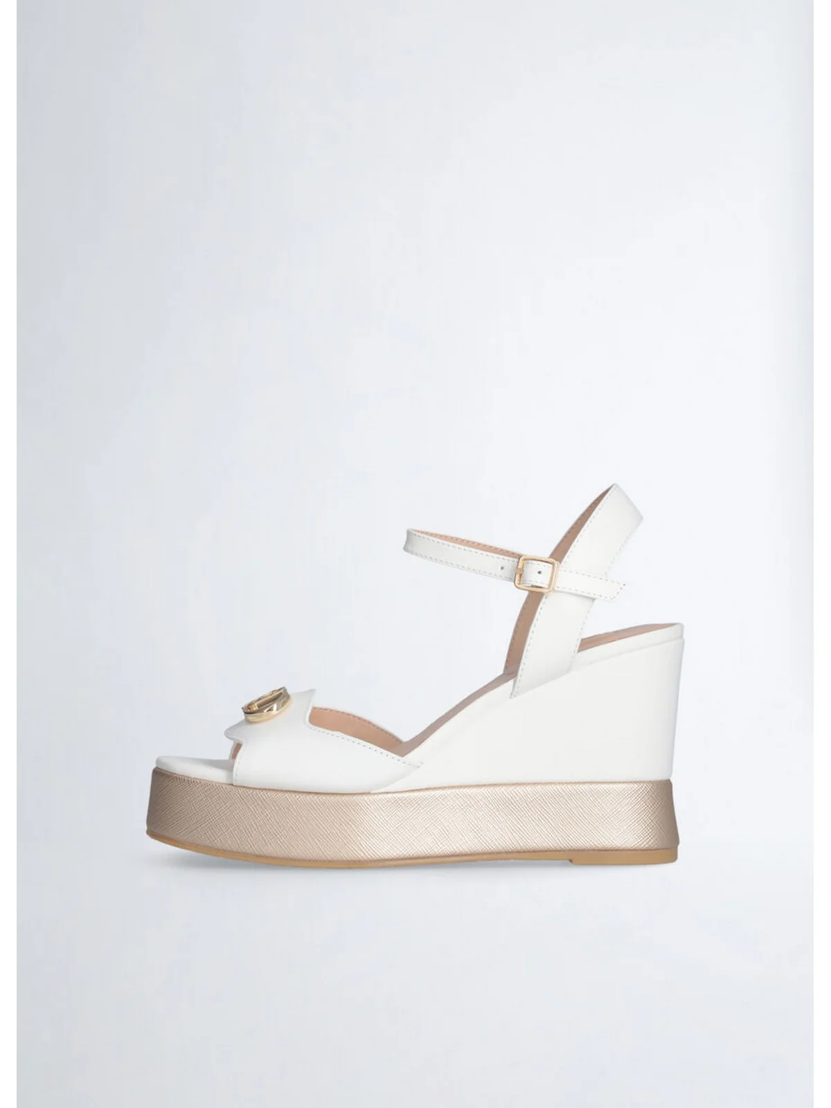 LIU JO Sandalo Donna KAREN 11 SA5117P0102 01065 CALF OFF WHITE - Image 4