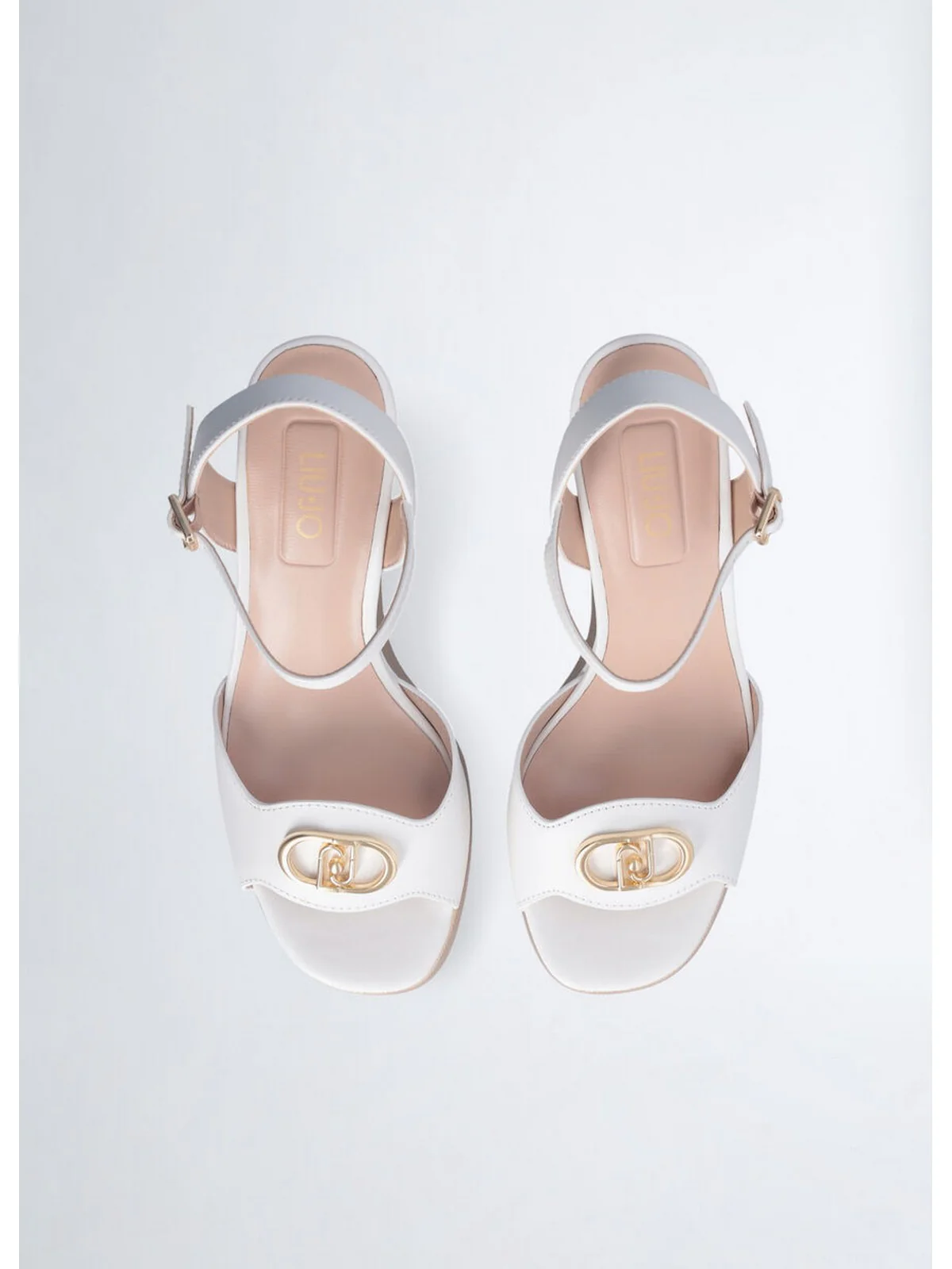 LIU JO Sandalo Donna KAREN 11 SA5117P0102 01065 CALF OFF WHITE - Image 5