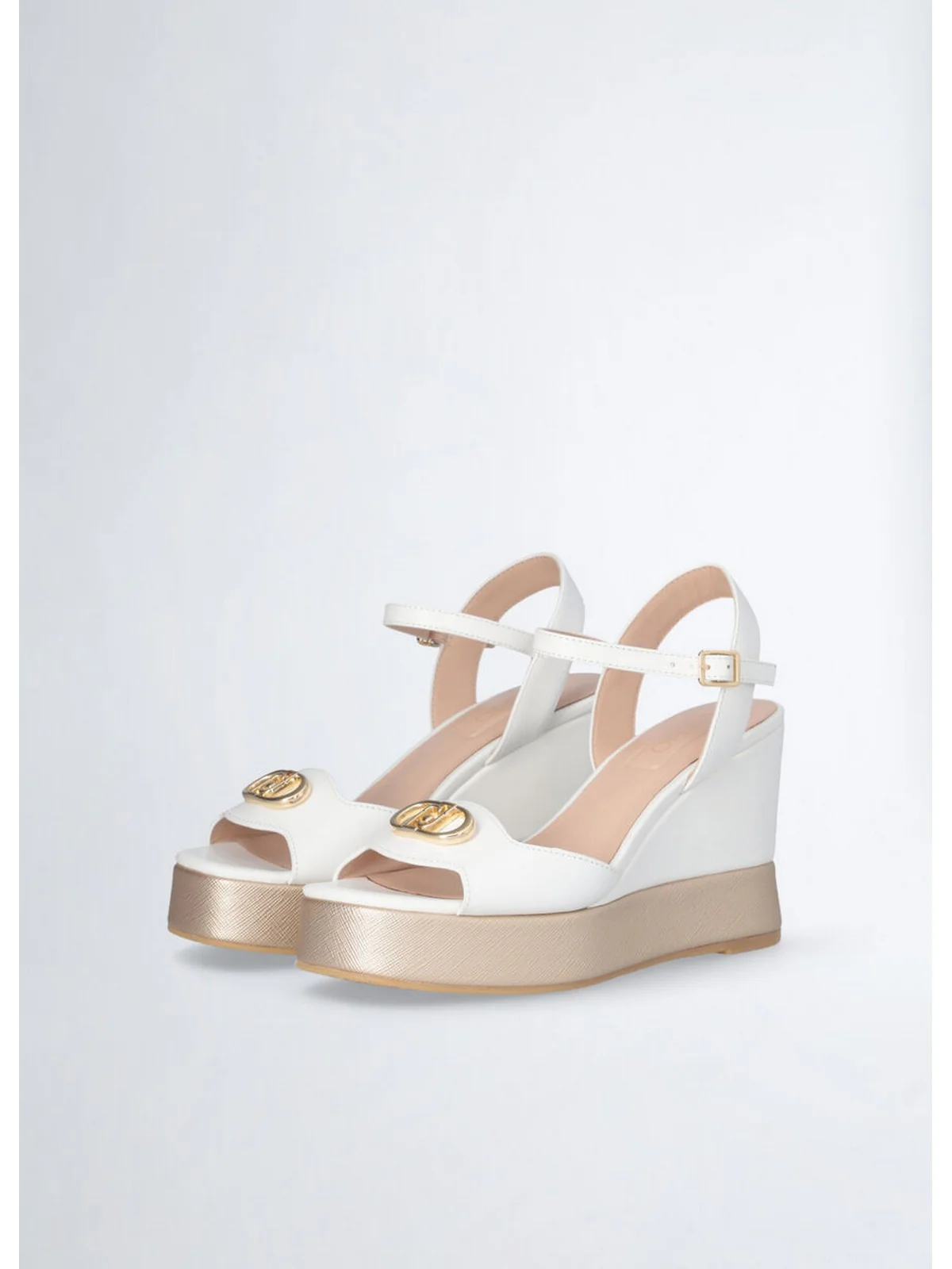 LIU JO Sandalo Donna KAREN 11 SA5117P0102 01065 CALF OFF WHITE - Image 7