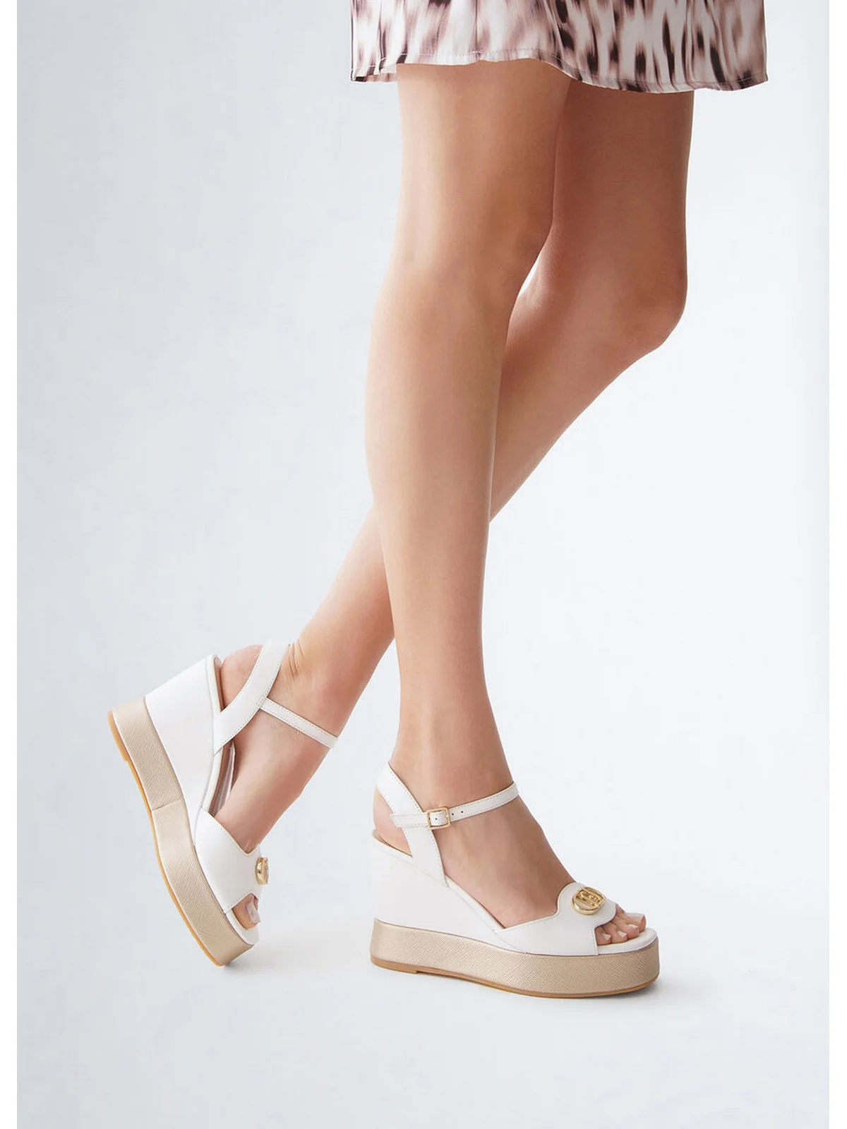 LIU JO Sandalo Donna KAREN 11 SA5117P0102 01065 CALF OFF WHITE - Image 8