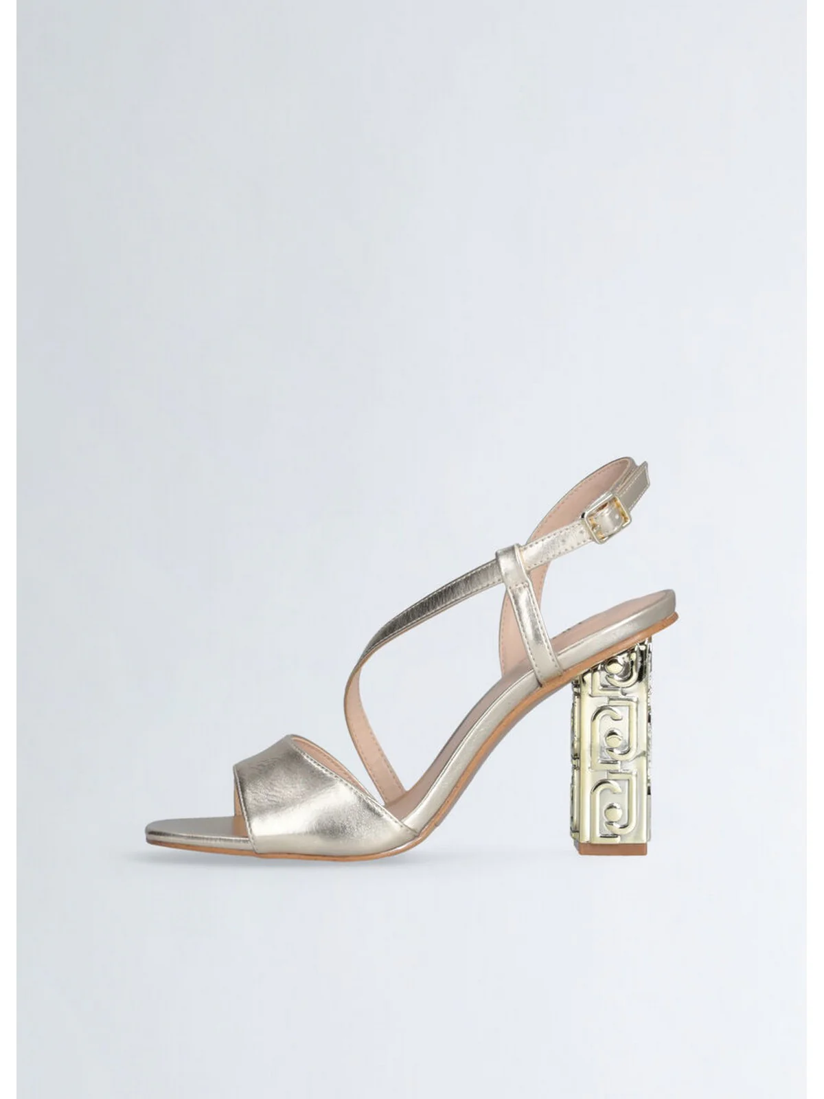 LIU JO Sandalo Donna SERENA 27 SA5135EX029 04178 METALLIC LIGHT GOLD - Image 3