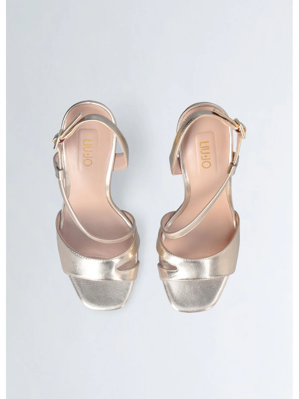 LIU JO Sandalo Donna SERENA 27 SA5135EX029 04178 METALLIC LIGHT GOLD - Image 4