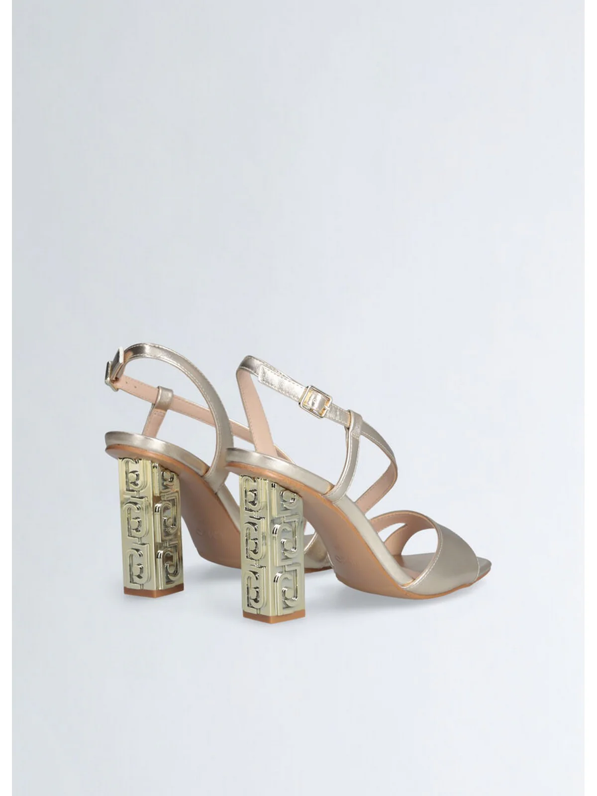LIU JO Sandalo Donna SERENA 27 SA5135EX029 04178 METALLIC LIGHT GOLD - Image 5
