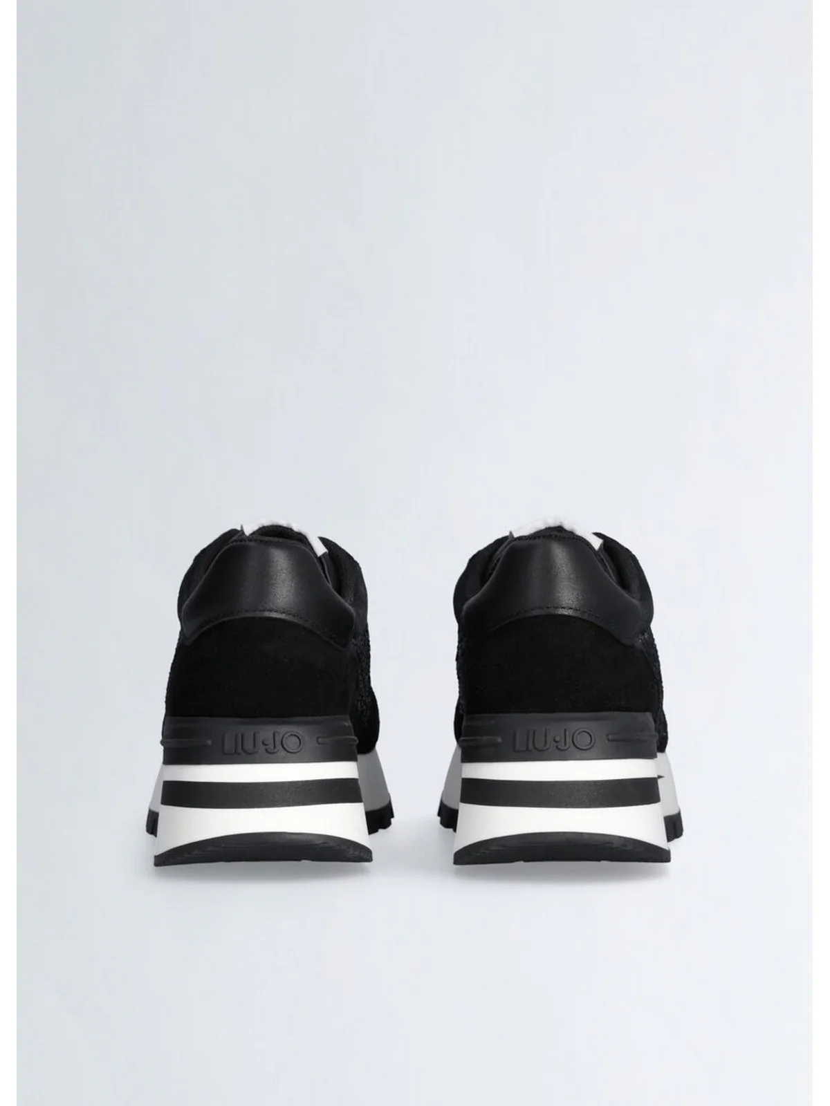 LIU JO Sneaker Donna AMAZING 20 BA5043PX248 22222 SUEDE/STRASS BLACK - Image 2